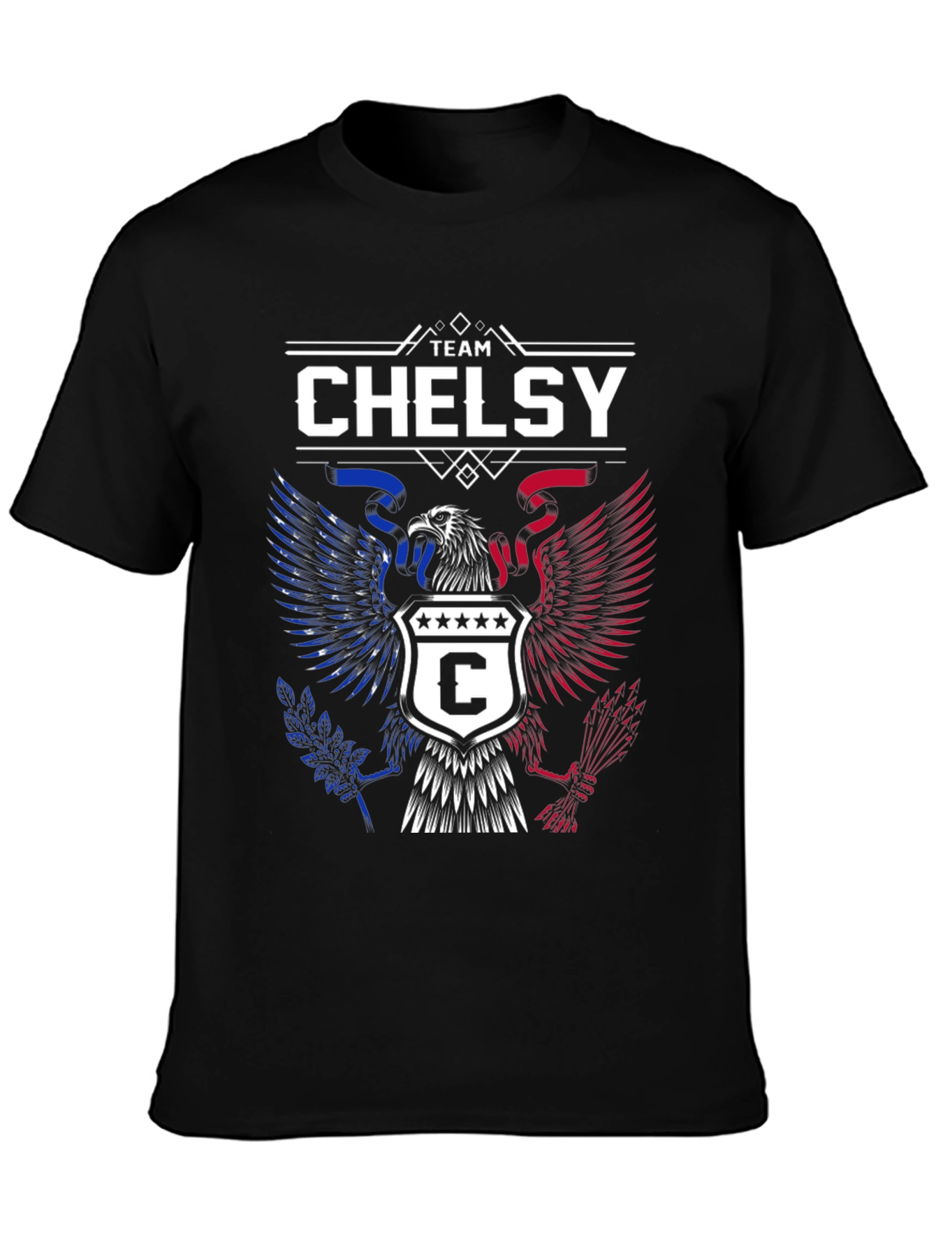 Team Chelsy Patriotic Eagle Graphic Tee