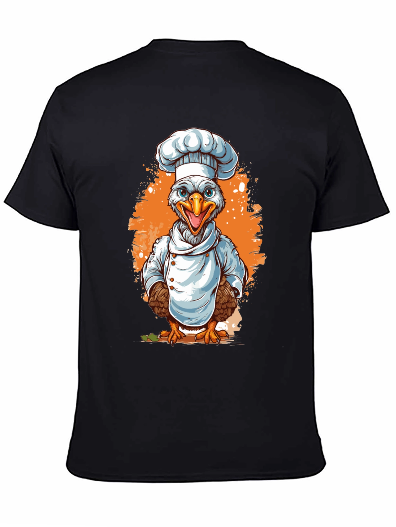 Chef Chicken Graphic Tee - Culinary Bird T-Shirt