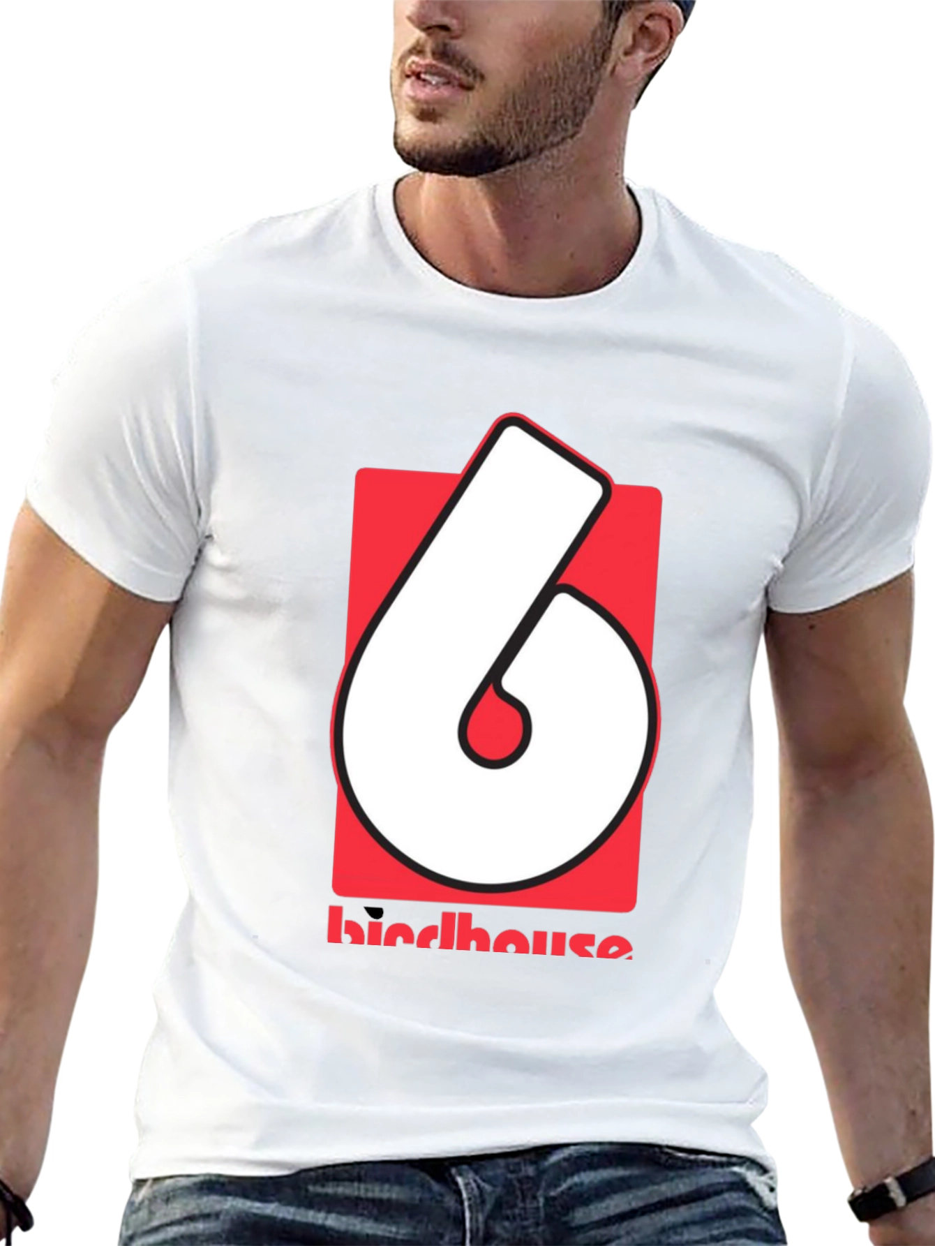 Birdhouse Skateboards T-Shirt Black Red White Graphic Tee