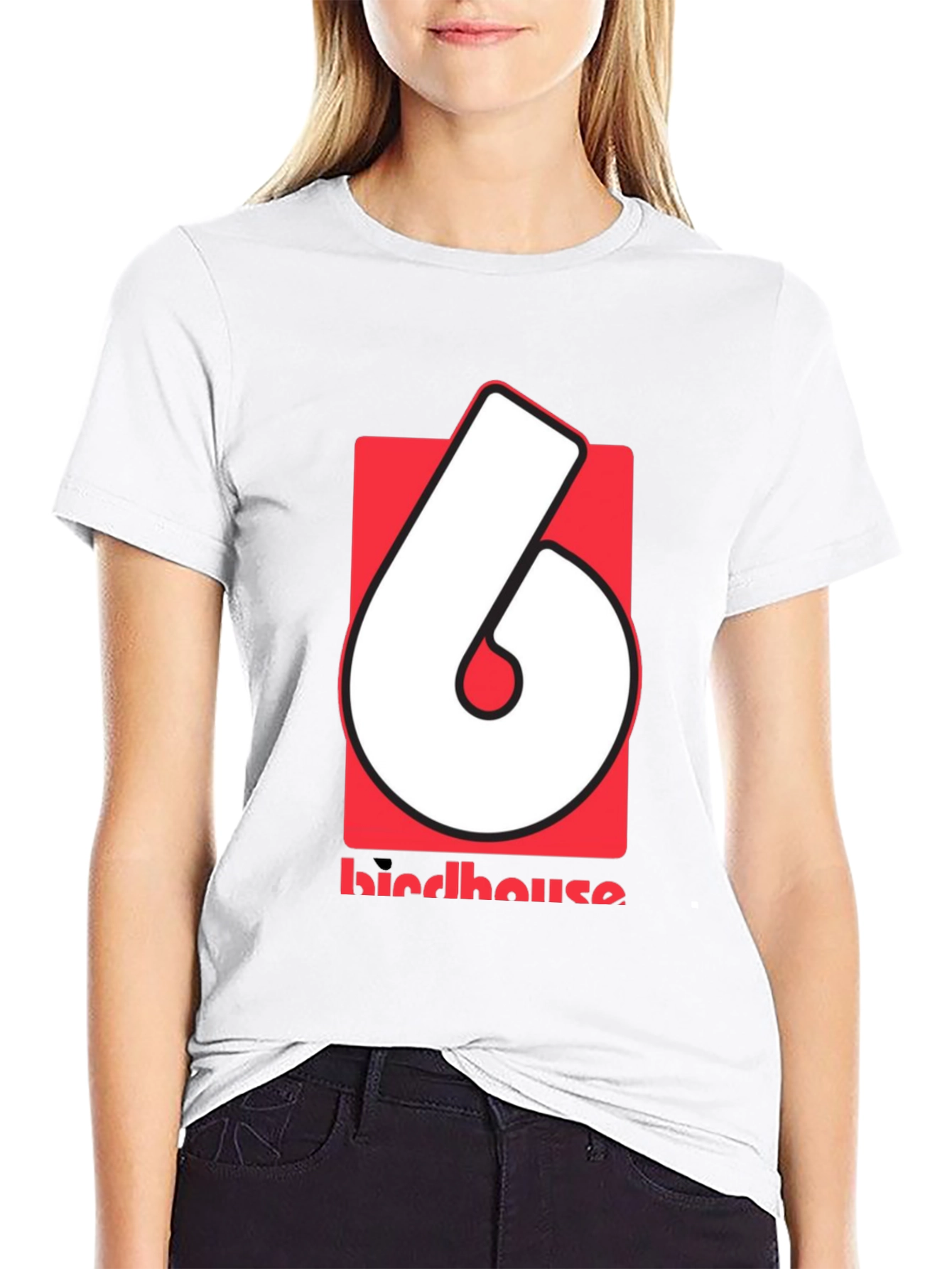 Birdhouse Skateboards T-Shirt Black Red White Graphic Tee