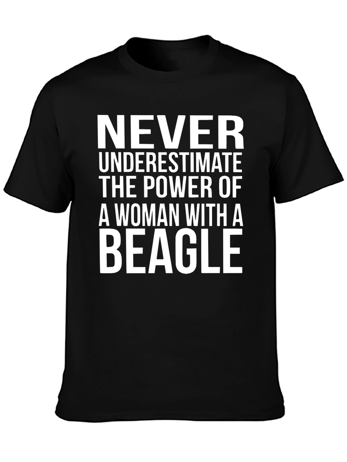 Woman & Beagle Power T-Shirt