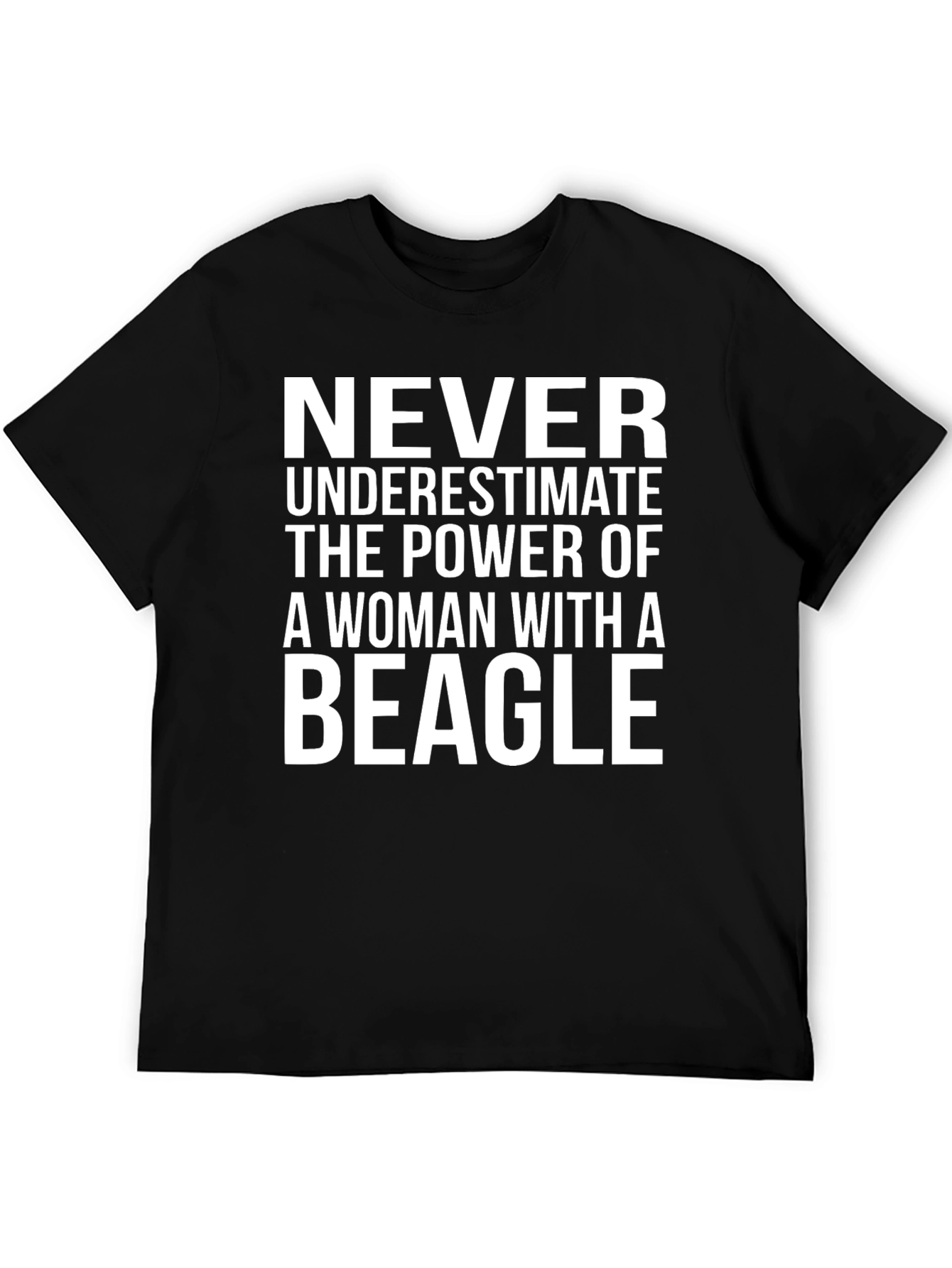 Woman & Beagle Power T-Shirt