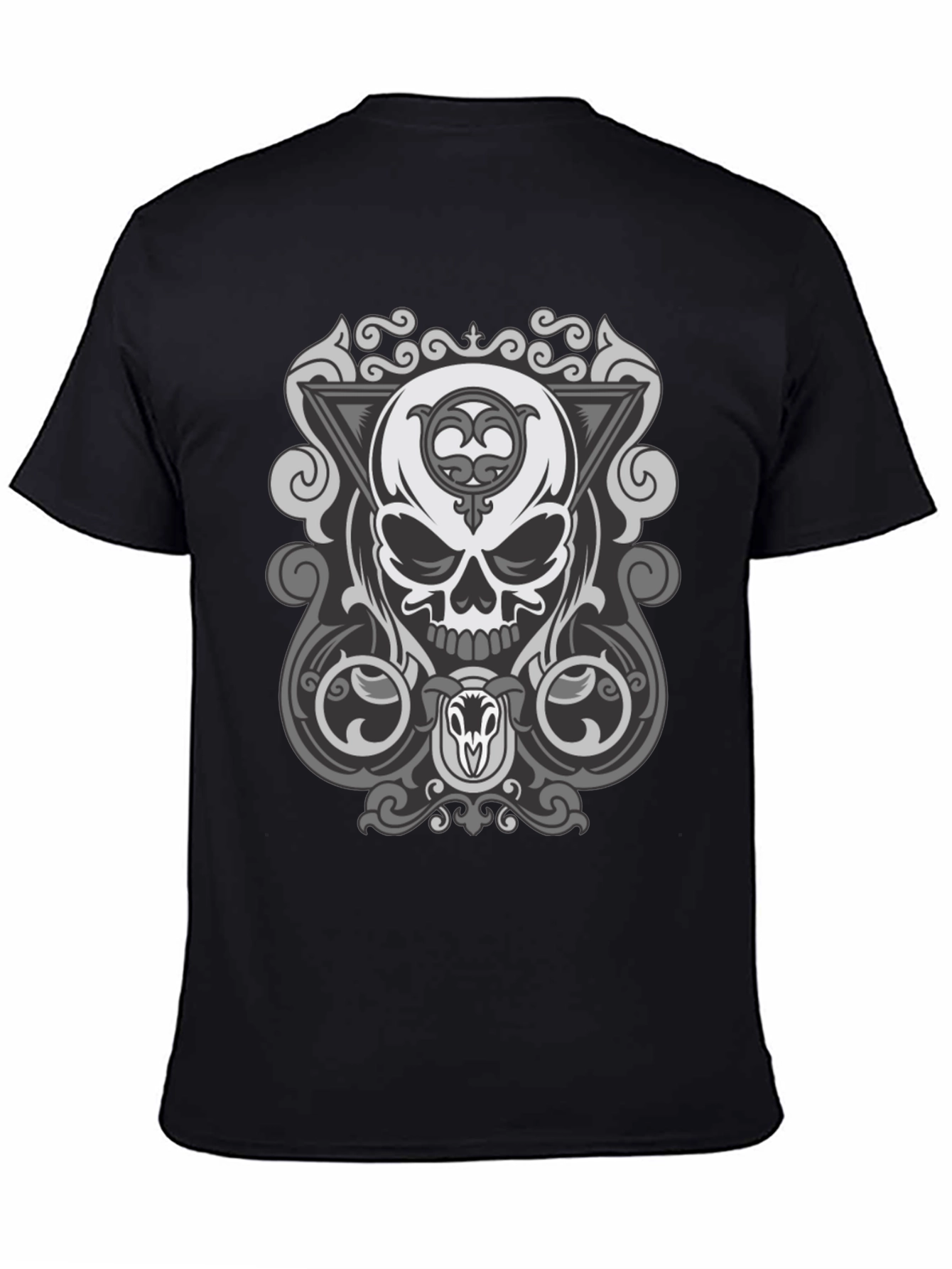 Skull Graphic Black T-Shirt