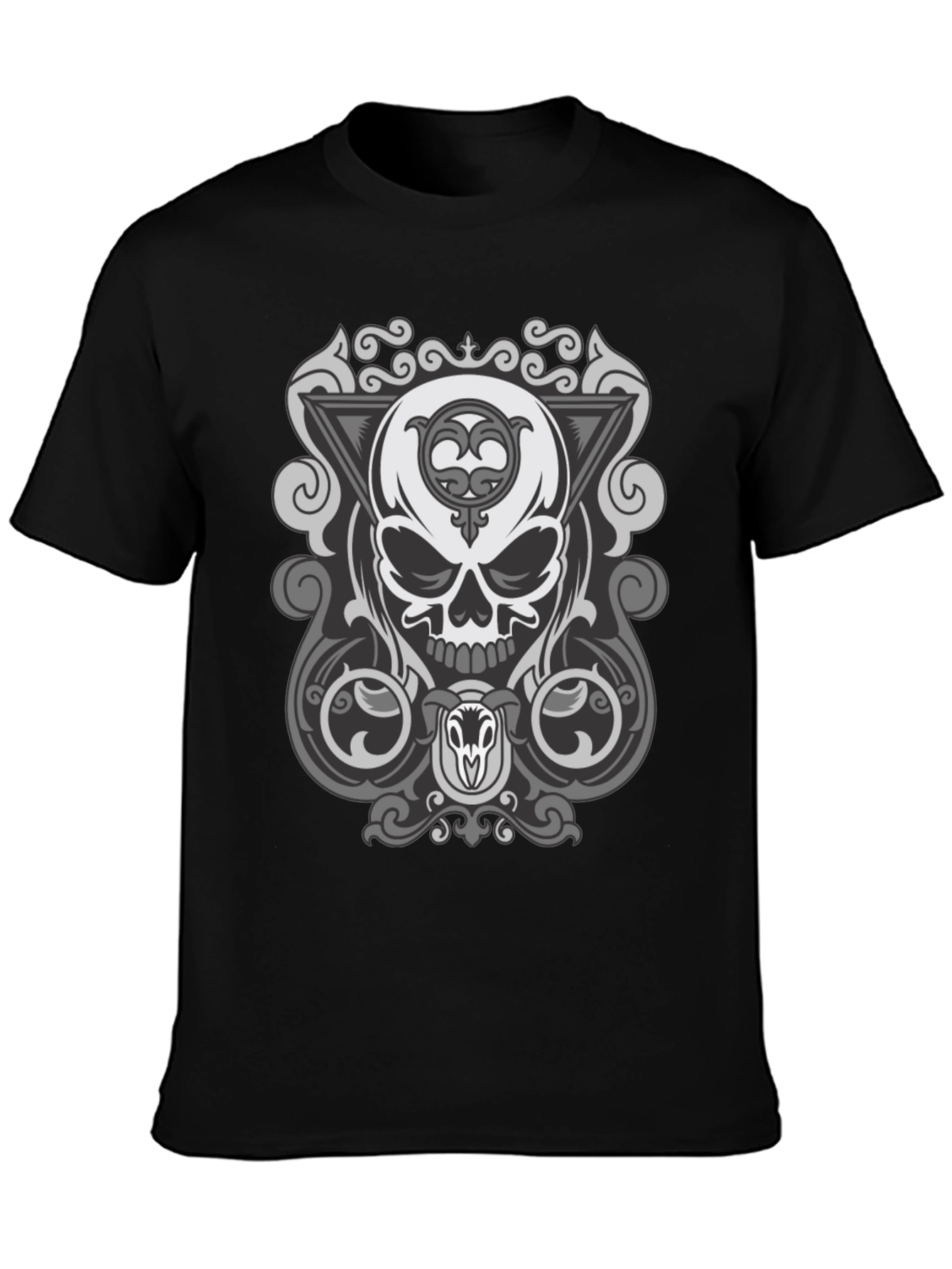 Skull Graphic Black T-Shirt