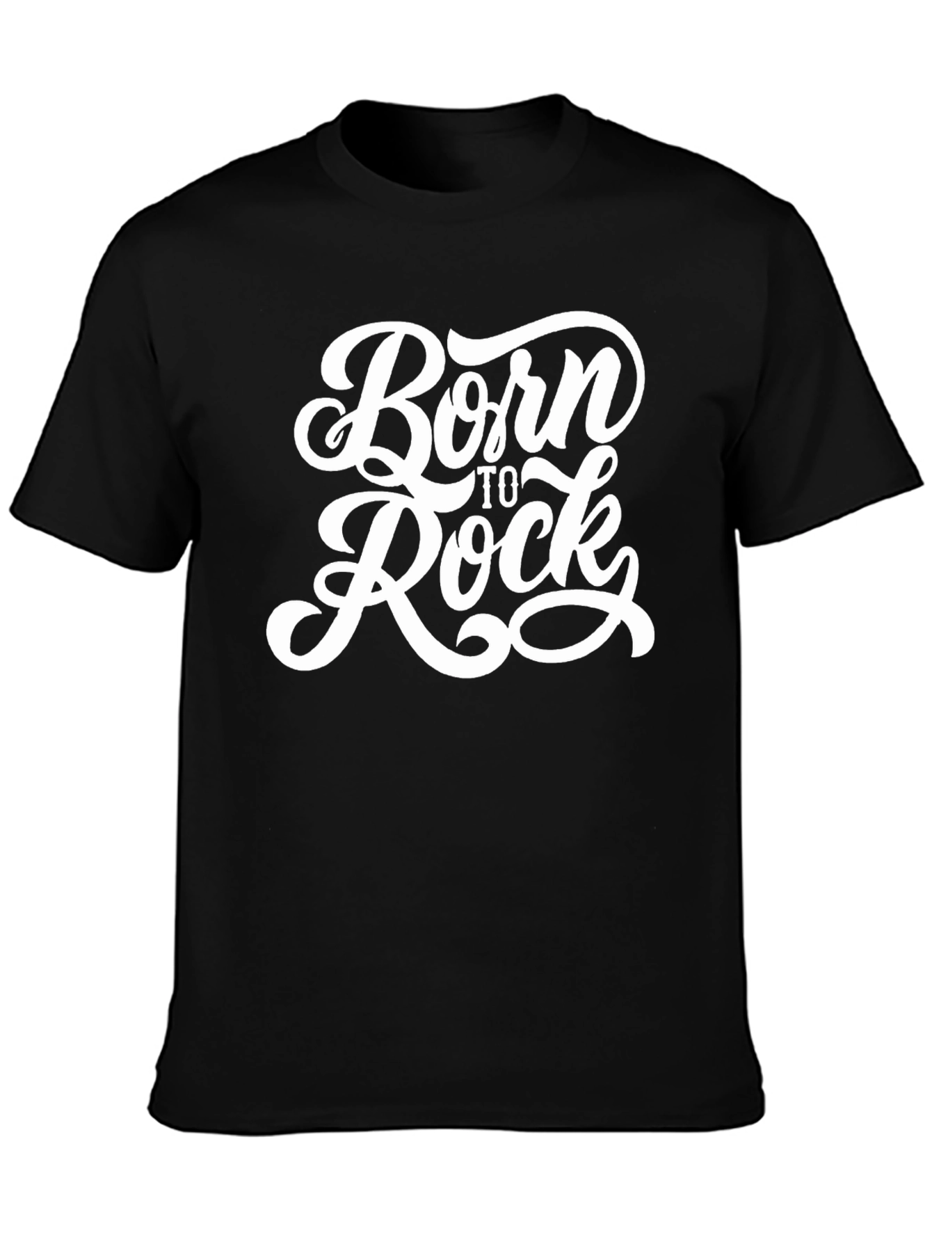 Born to Rock Black T-Shirt