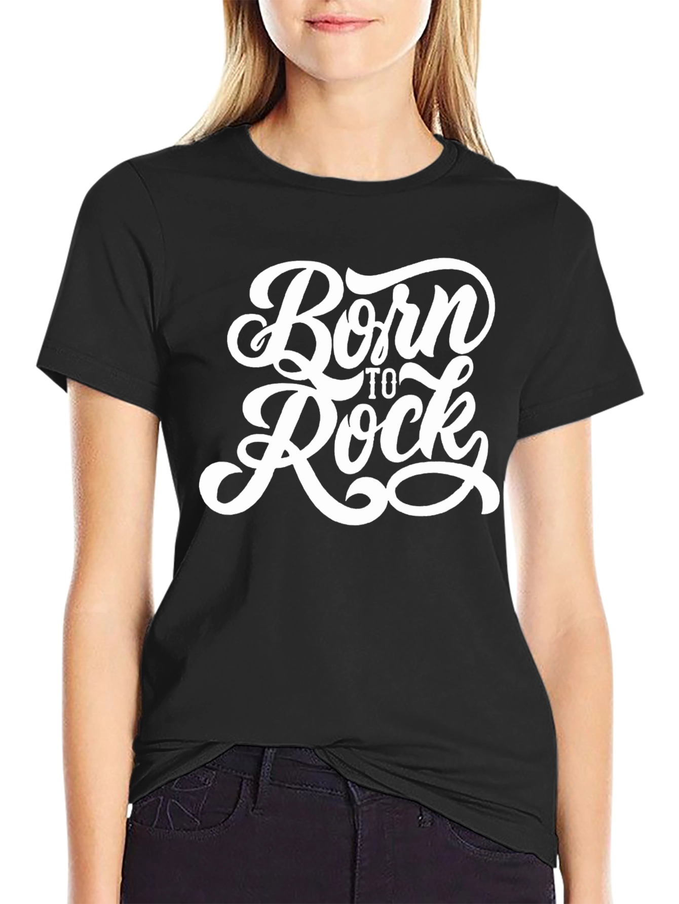 Born to Rock Black T-Shirt