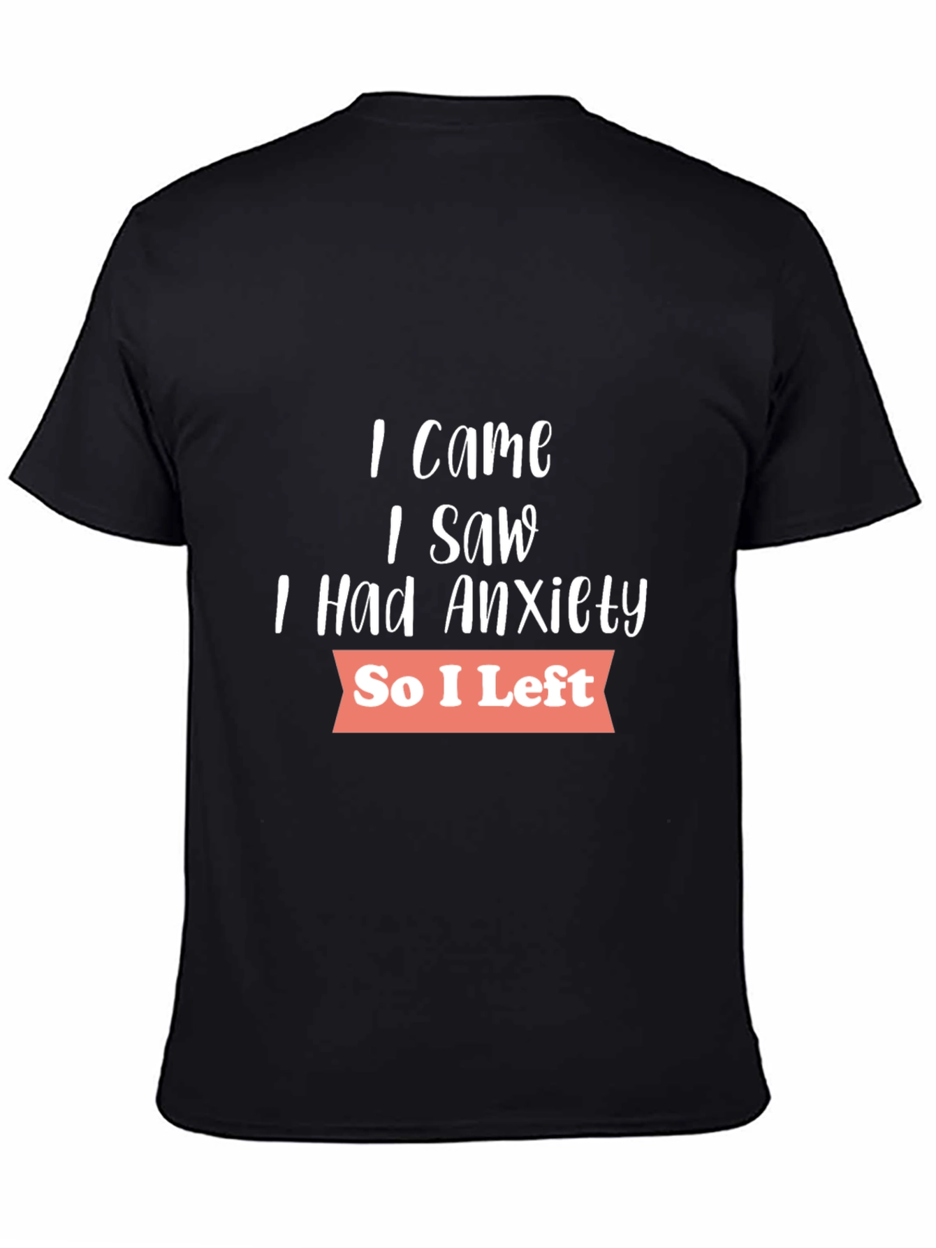 Anxiety Graphic T-Shirt - Soft Cotton Blend Casual Wear