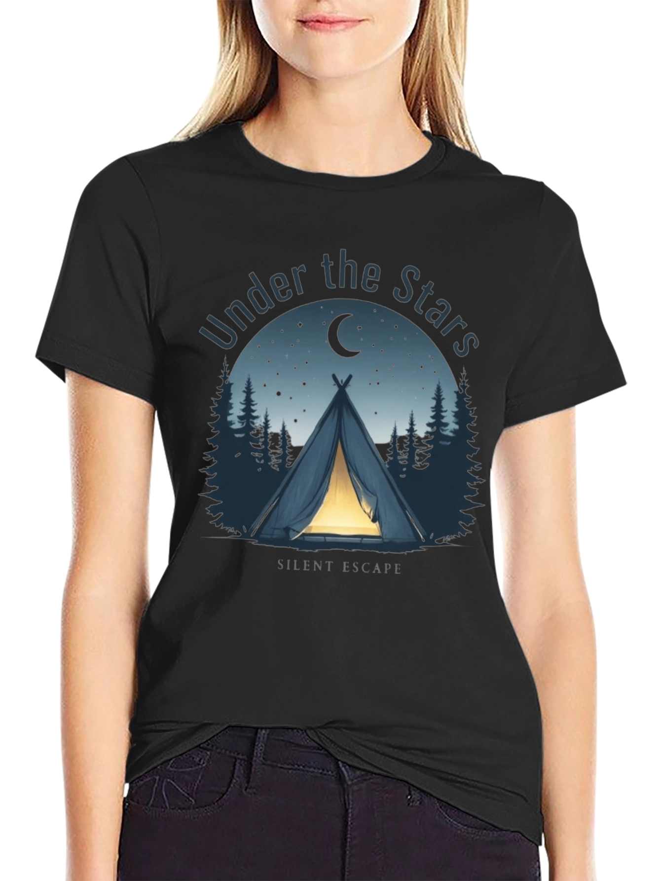 Under the Stars Camping T-Shirt