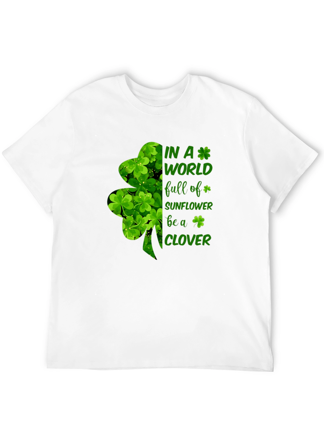 St Patricks Day Clover Graphic Tee