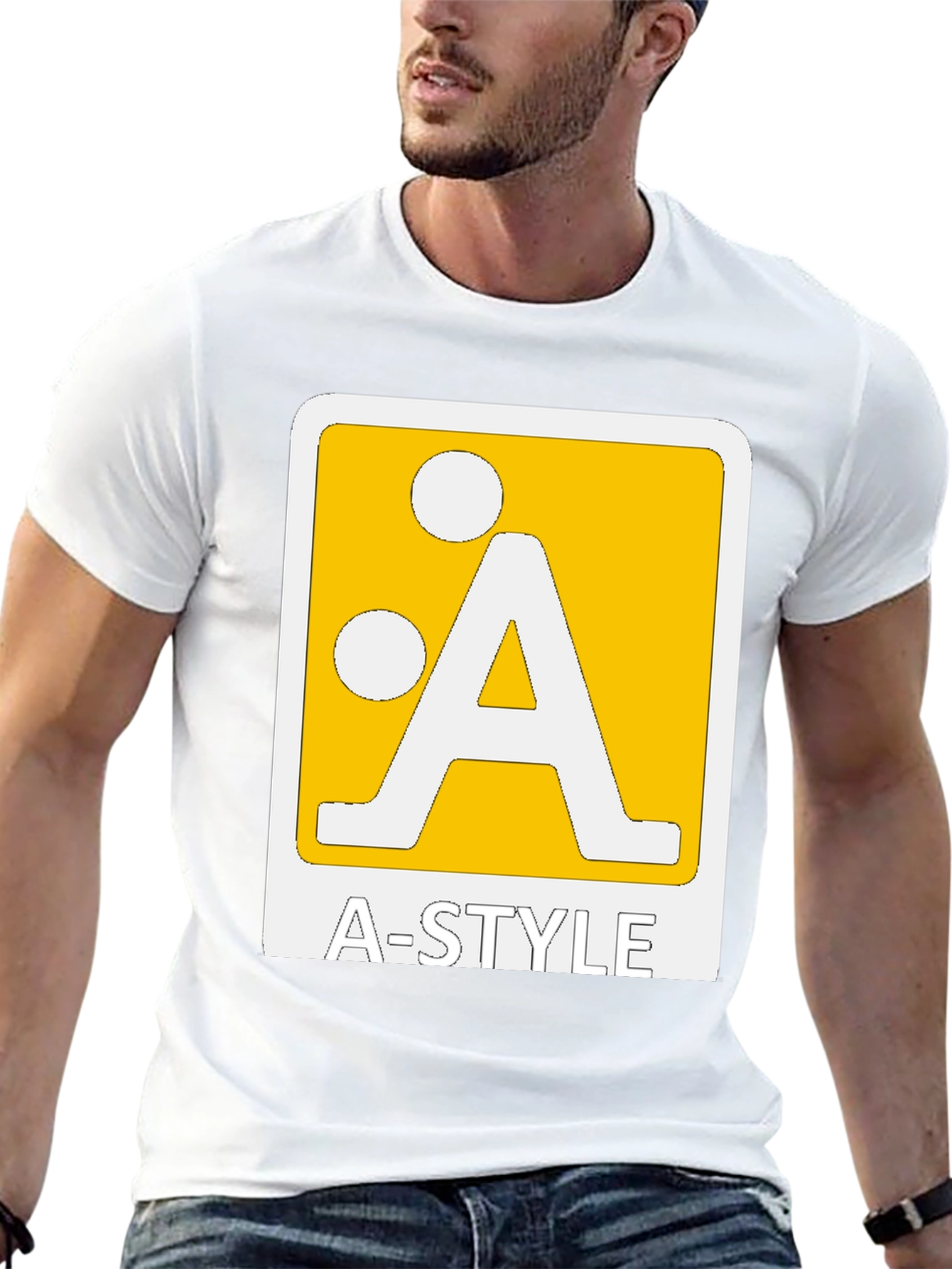 A-Style Logo T-Shirt - Bold Graphic Tee