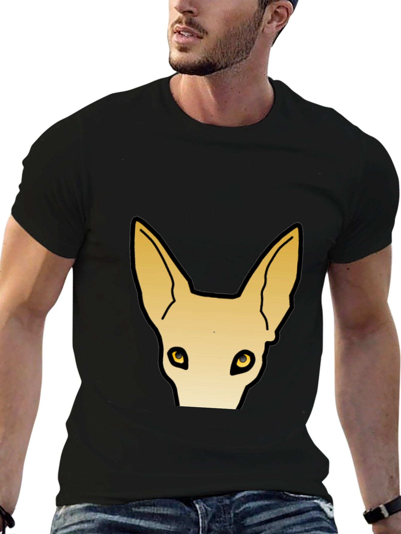 Cool Cat Graphic Tee - Trendy Animal Print Shirt