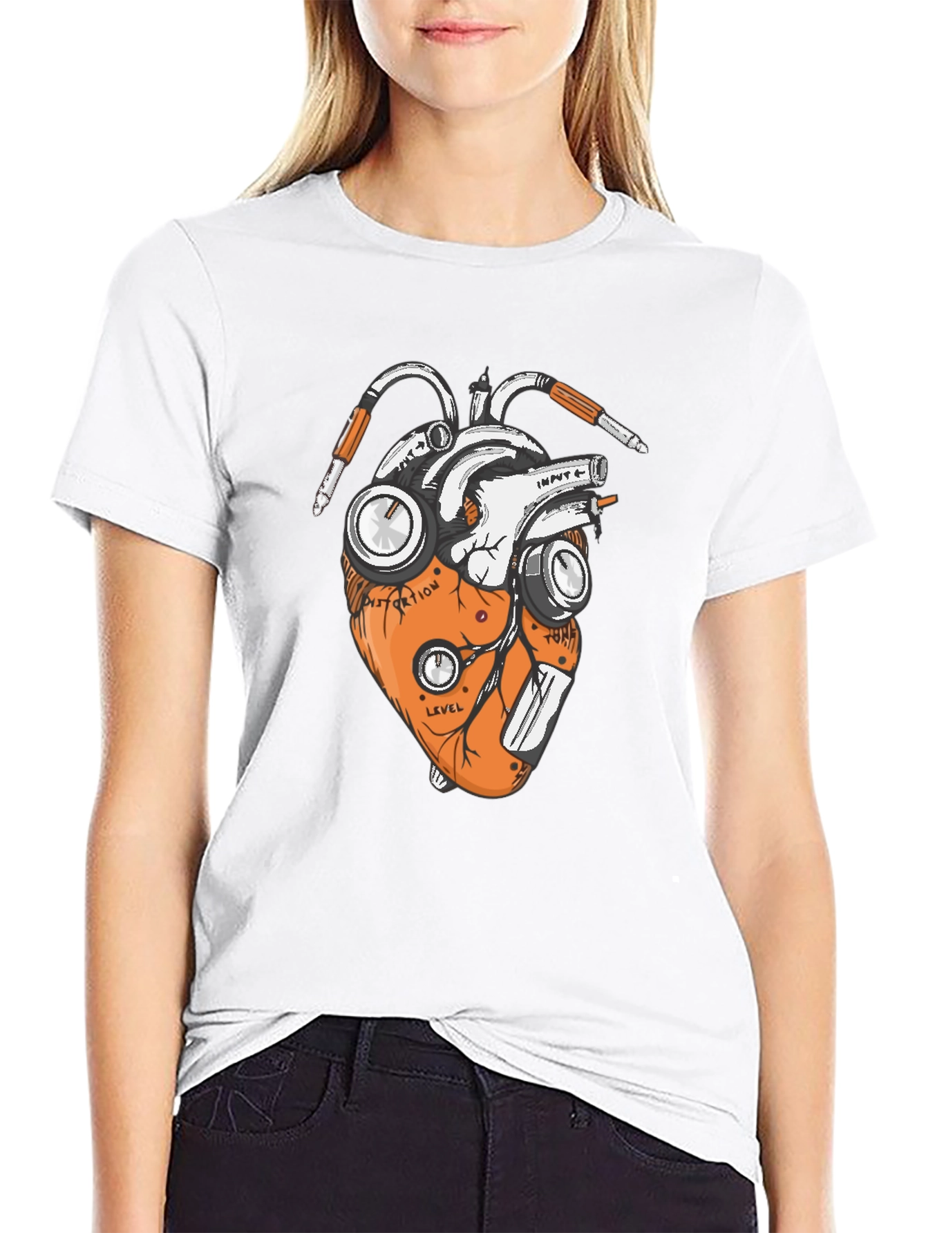 Anatomical Heart Guitar Pedal T-Shirt