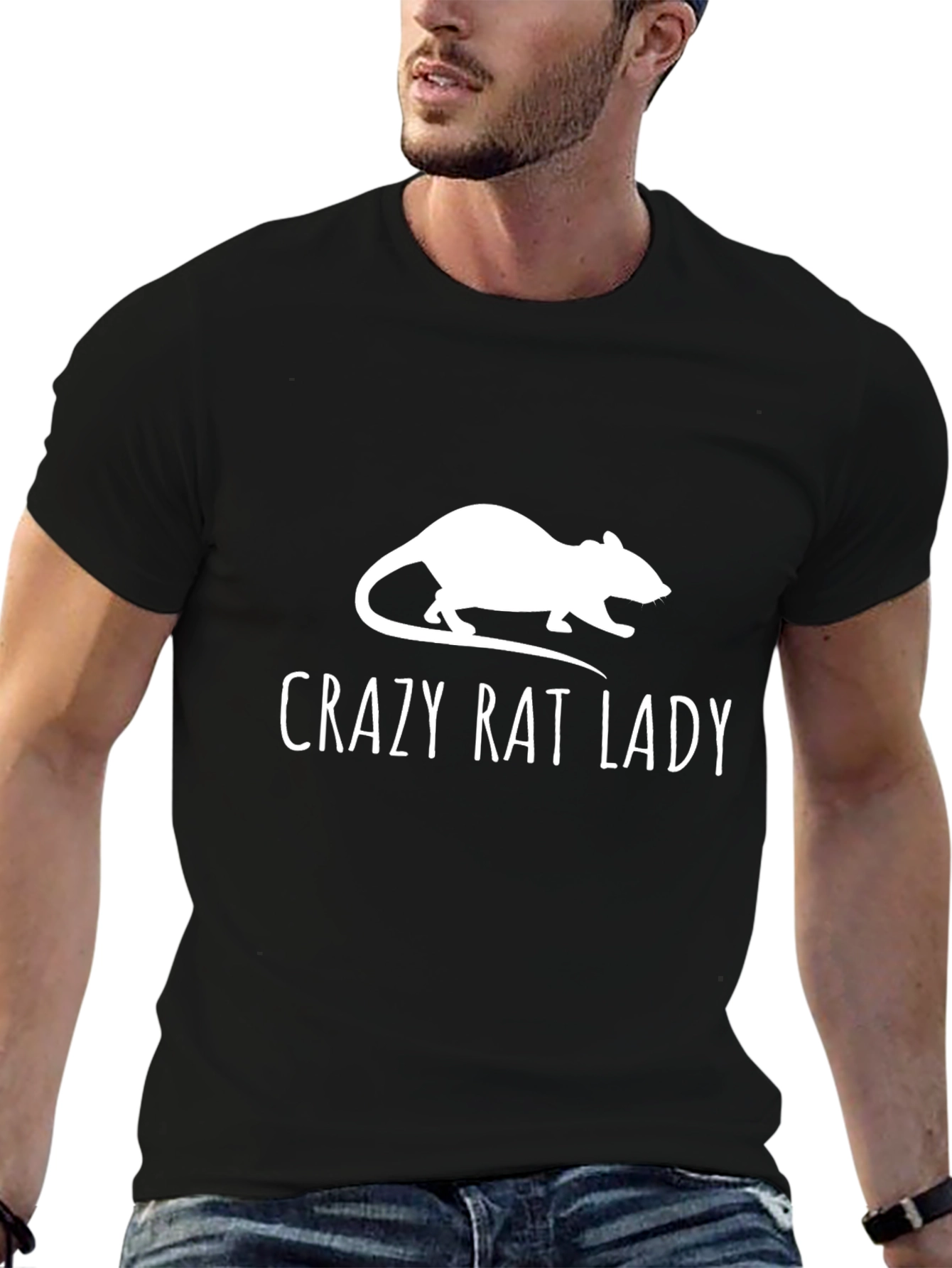 Crazy Rat Lady T-Shirt - Funny Pet Owner Tee