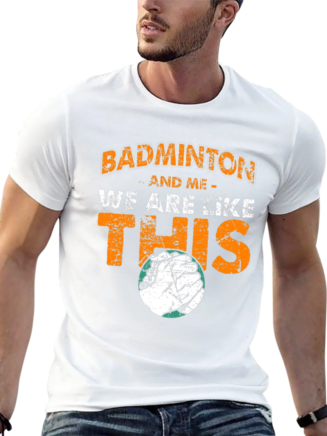 Badminton T-Shirt: Badminton & Me Graphic Tee