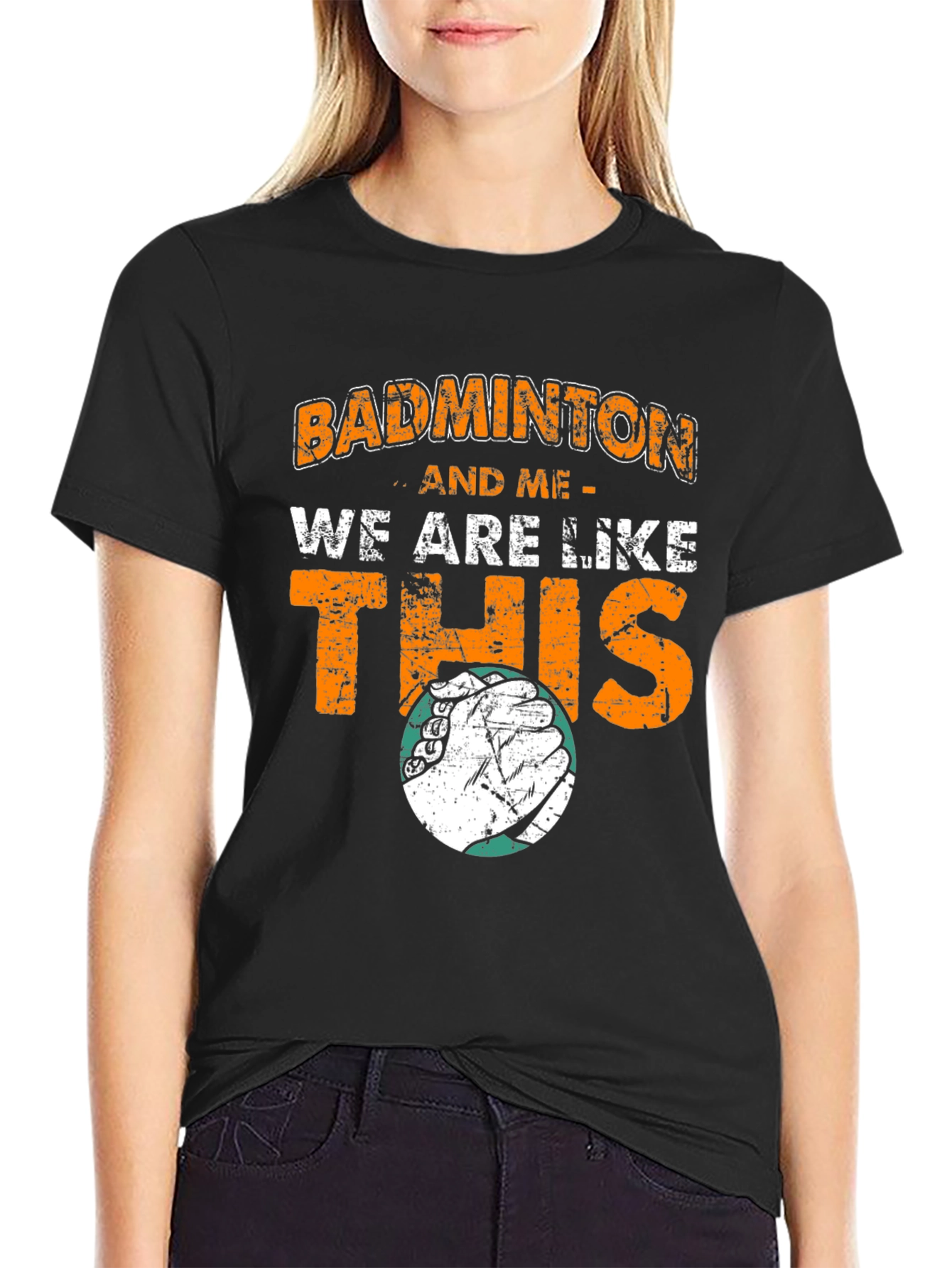 Badminton T-Shirt: Badminton & Me Graphic Tee
