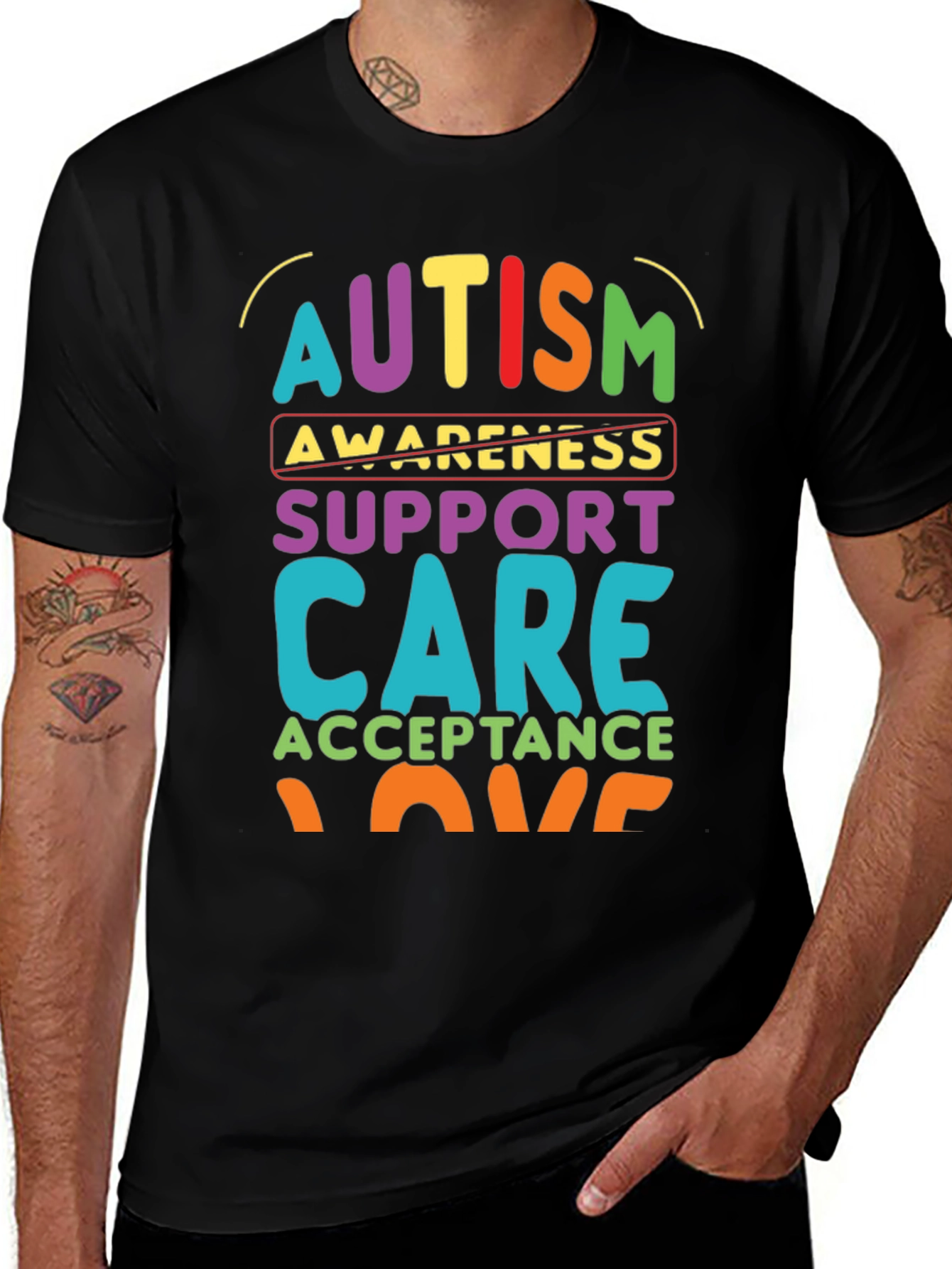 Autism Awareness Support Graphic Tee