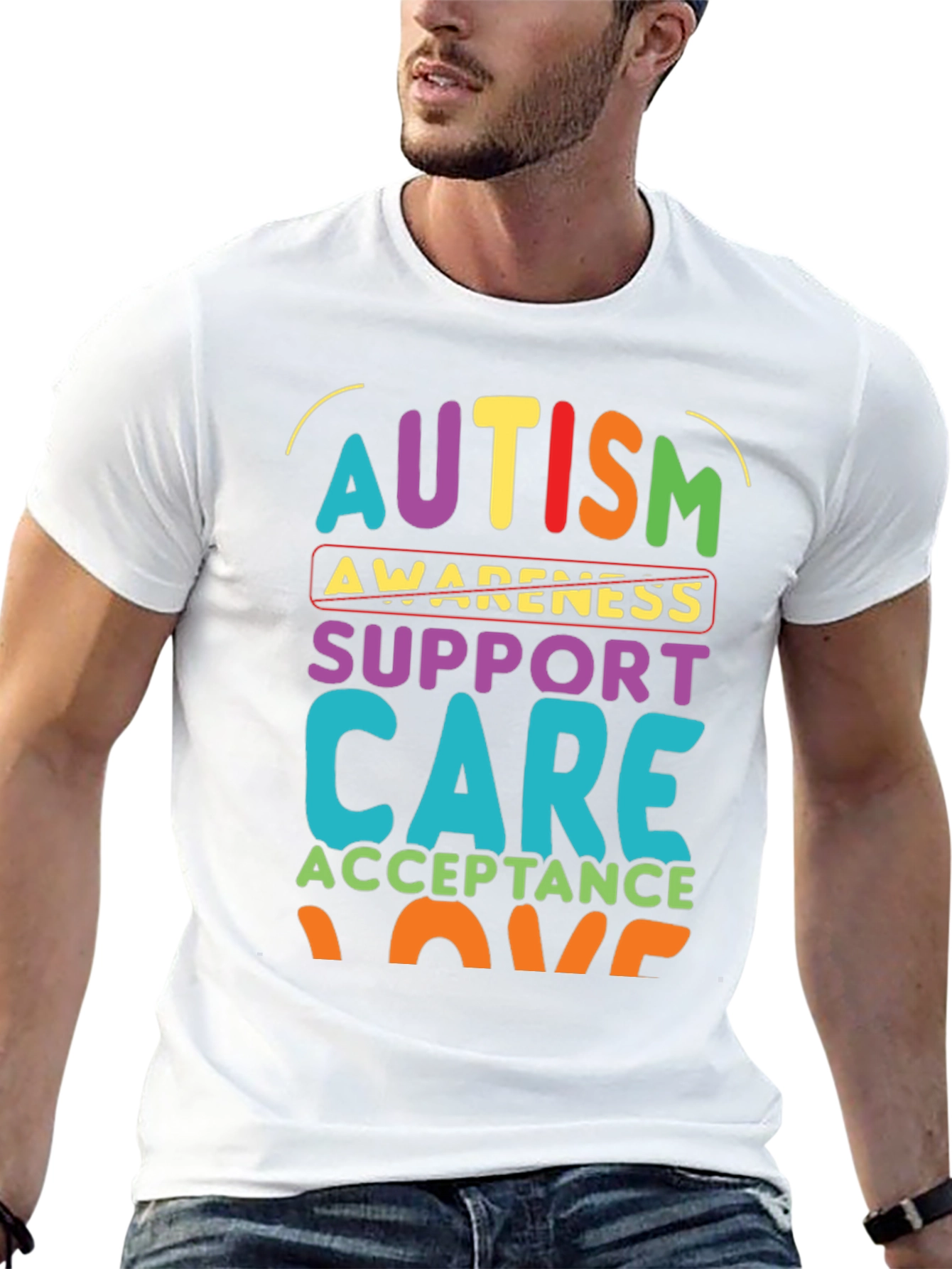 Autism Awareness Support Graphic Tee