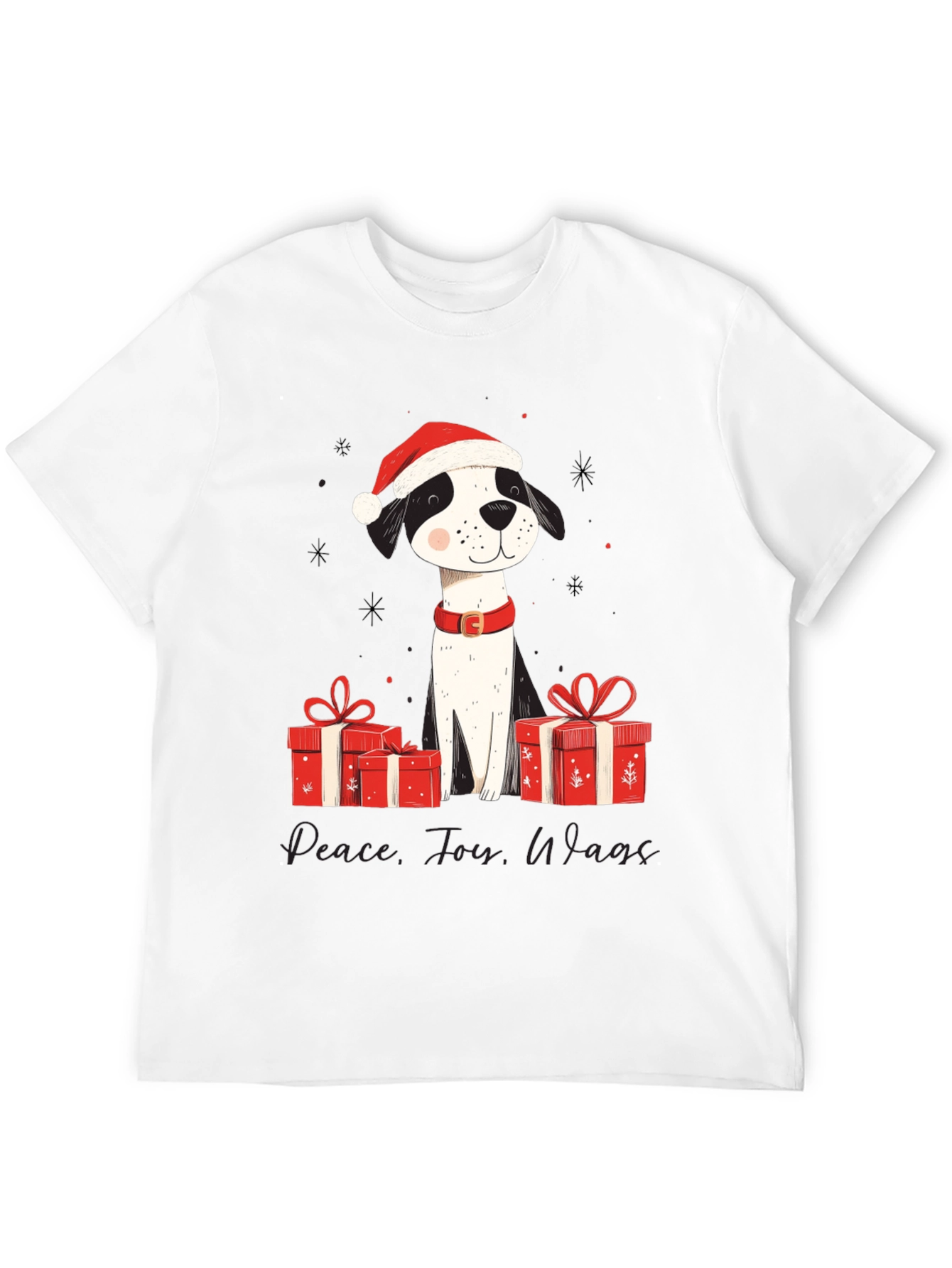 Festive Dog Christmas T-Shirt