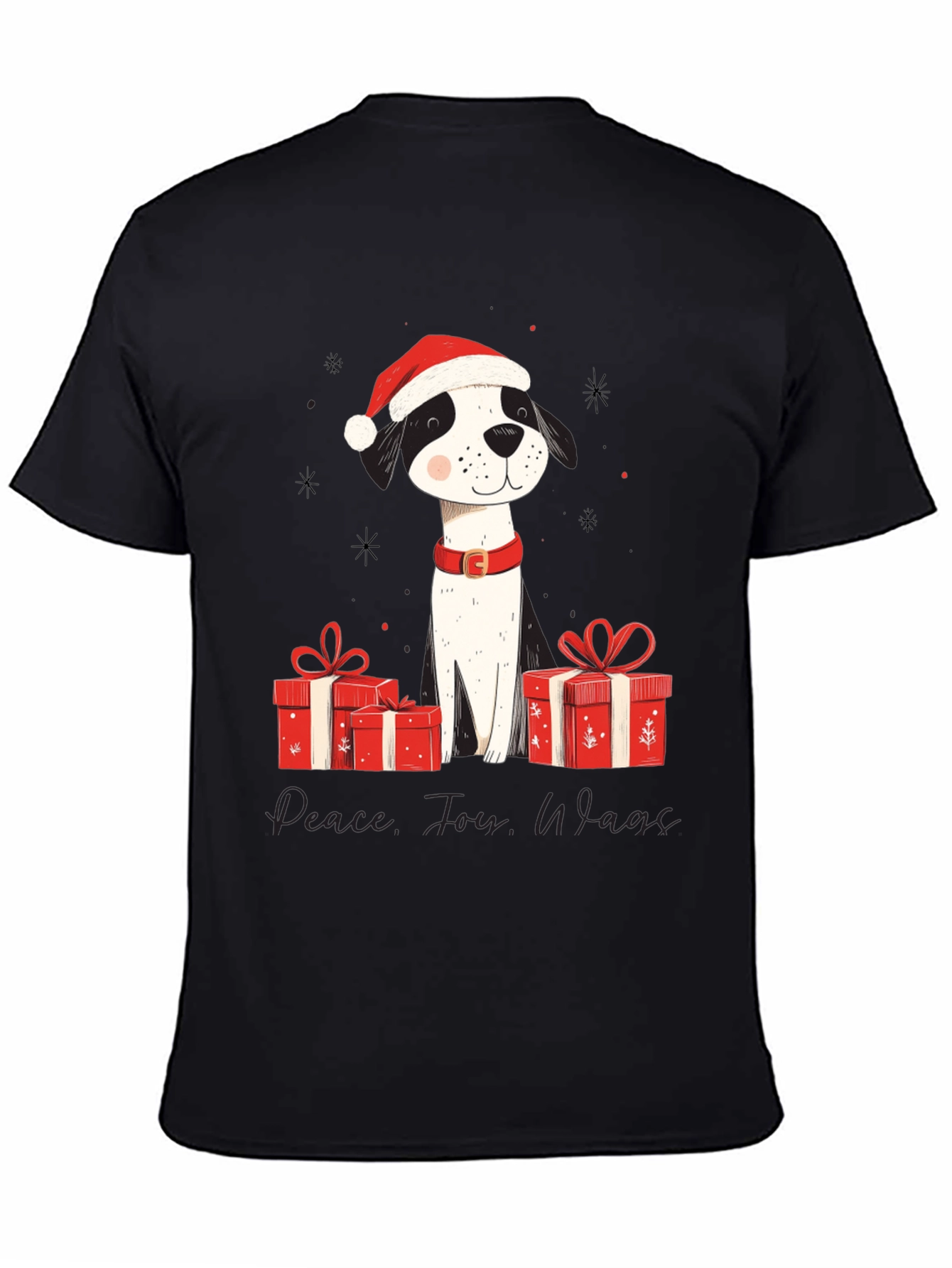 Festive Dog Christmas T-Shirt