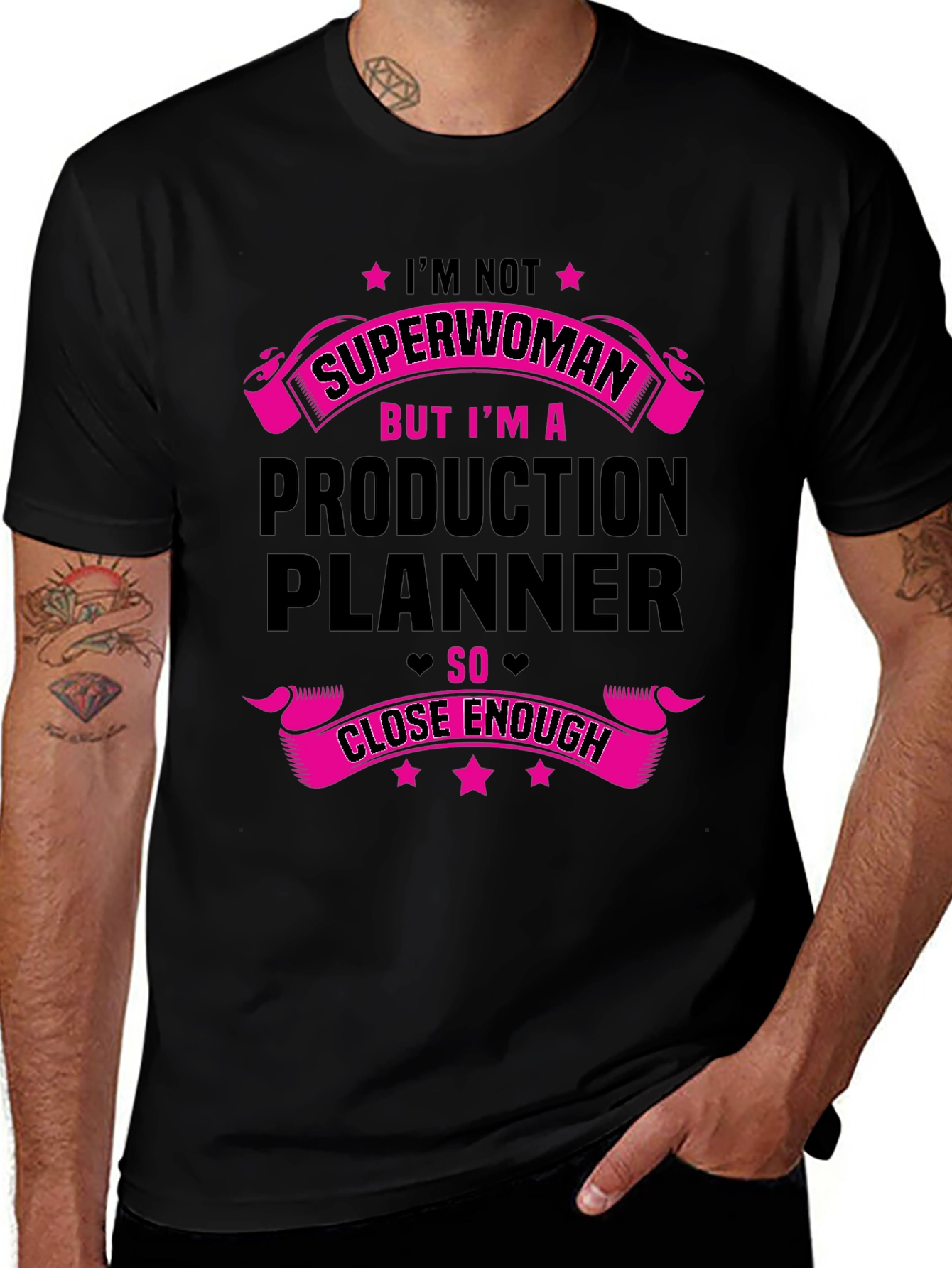 Production Planner Superwoman Funny T-Shirt