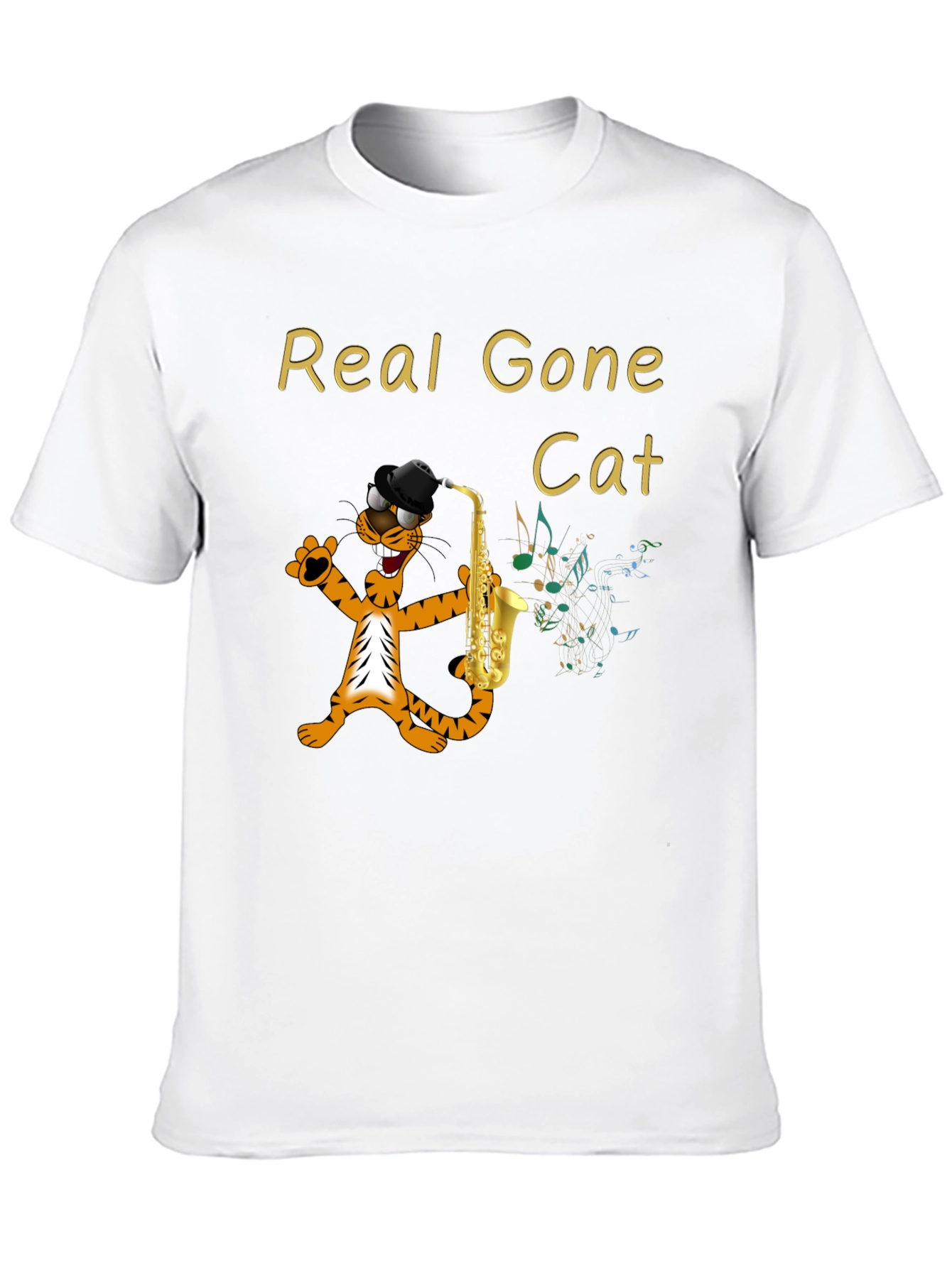 Cool Cat Saxophone T-Shirt