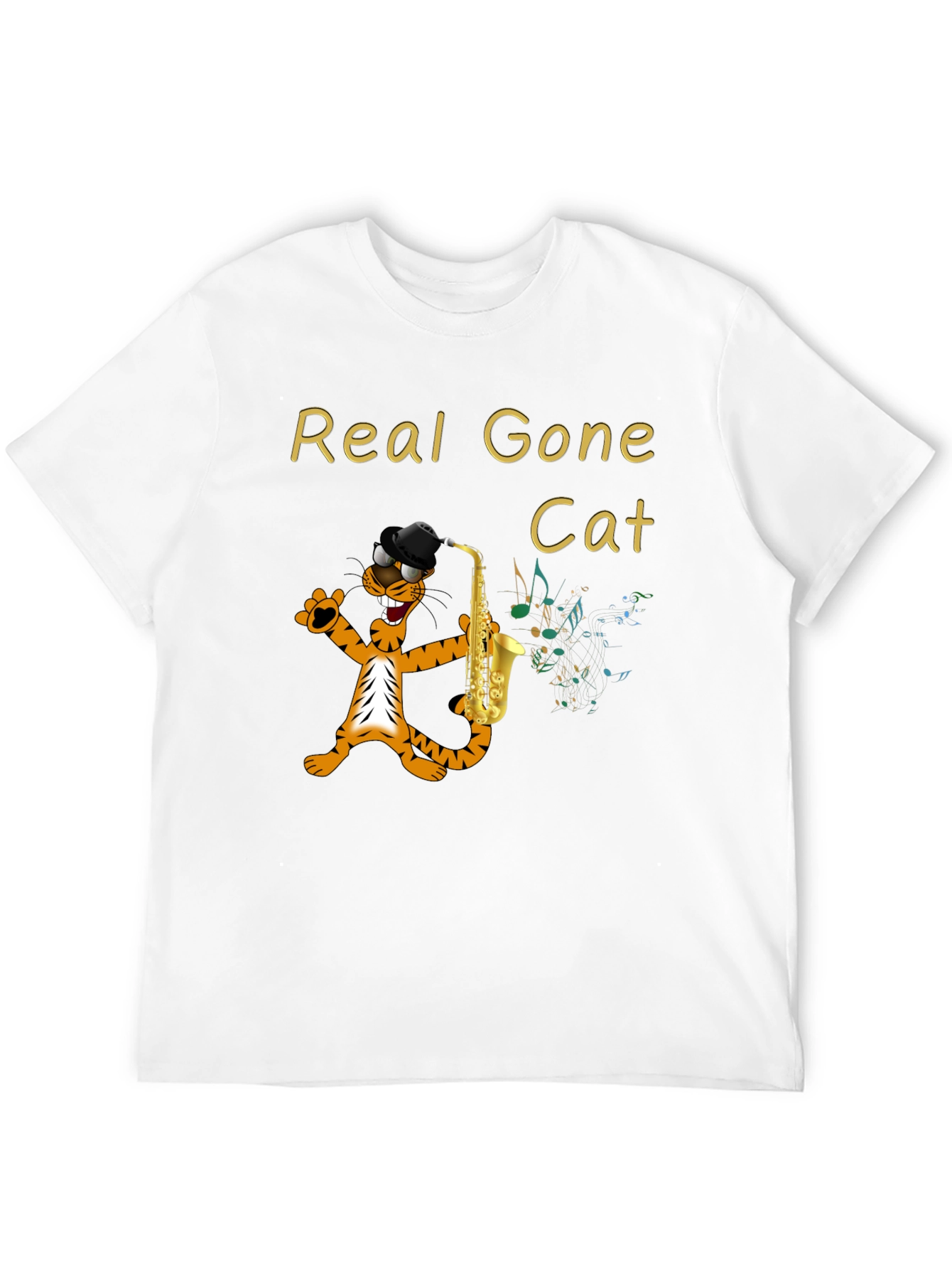Cool Cat Saxophone T-Shirt