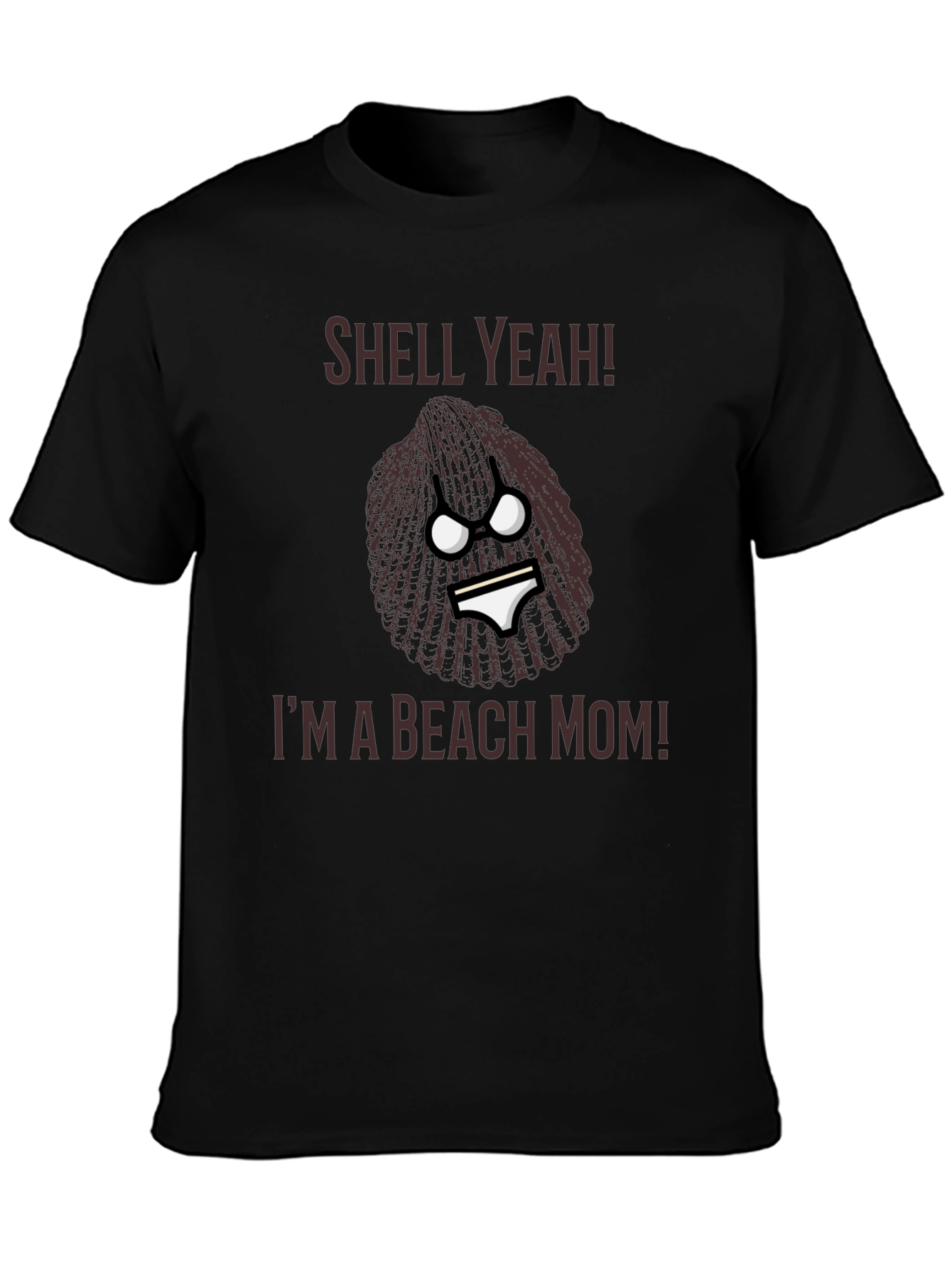 Shell Yeah! Beach Mom Graphic T-Shirt