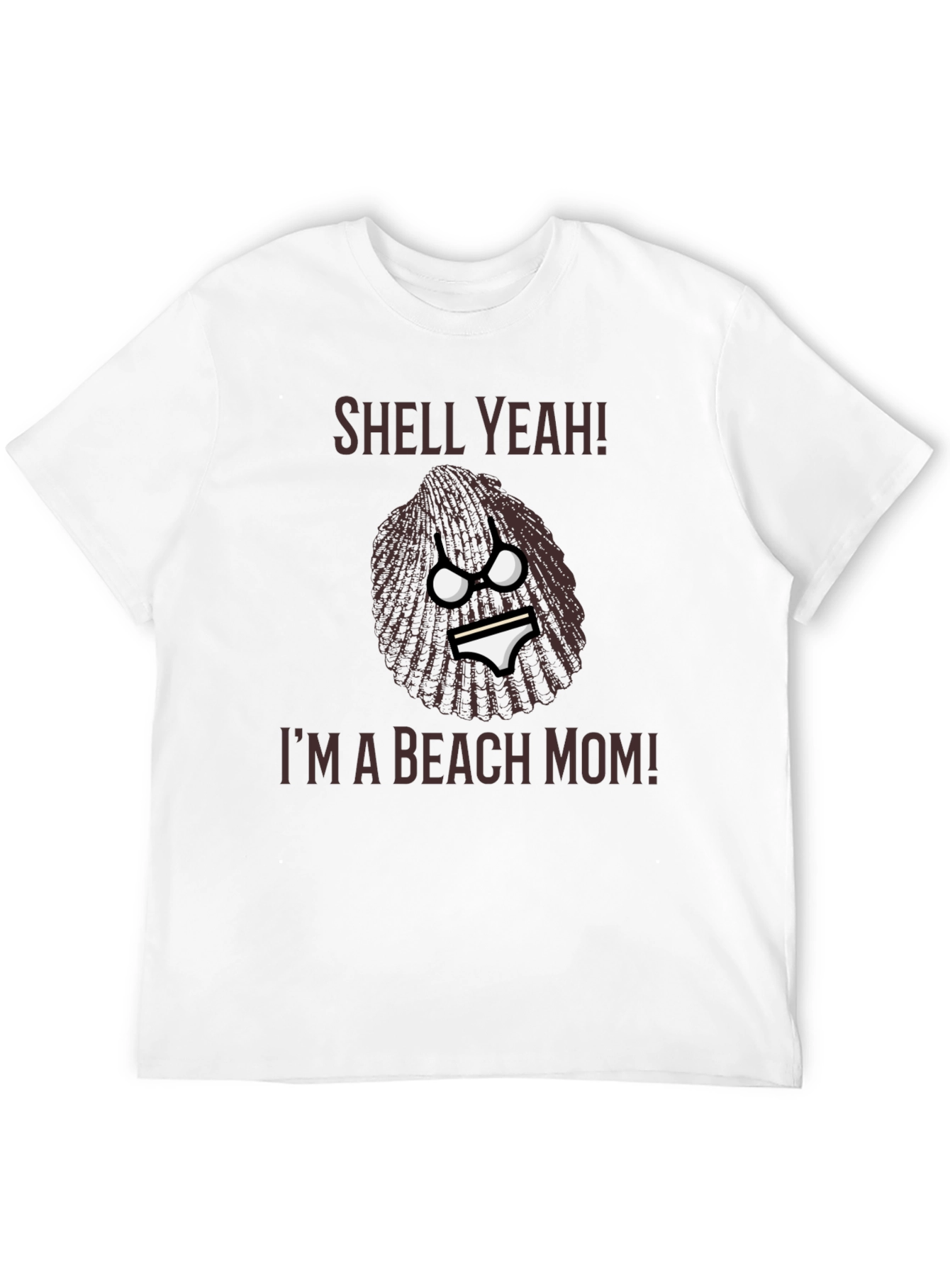 Shell Yeah! Beach Mom Graphic T-Shirt