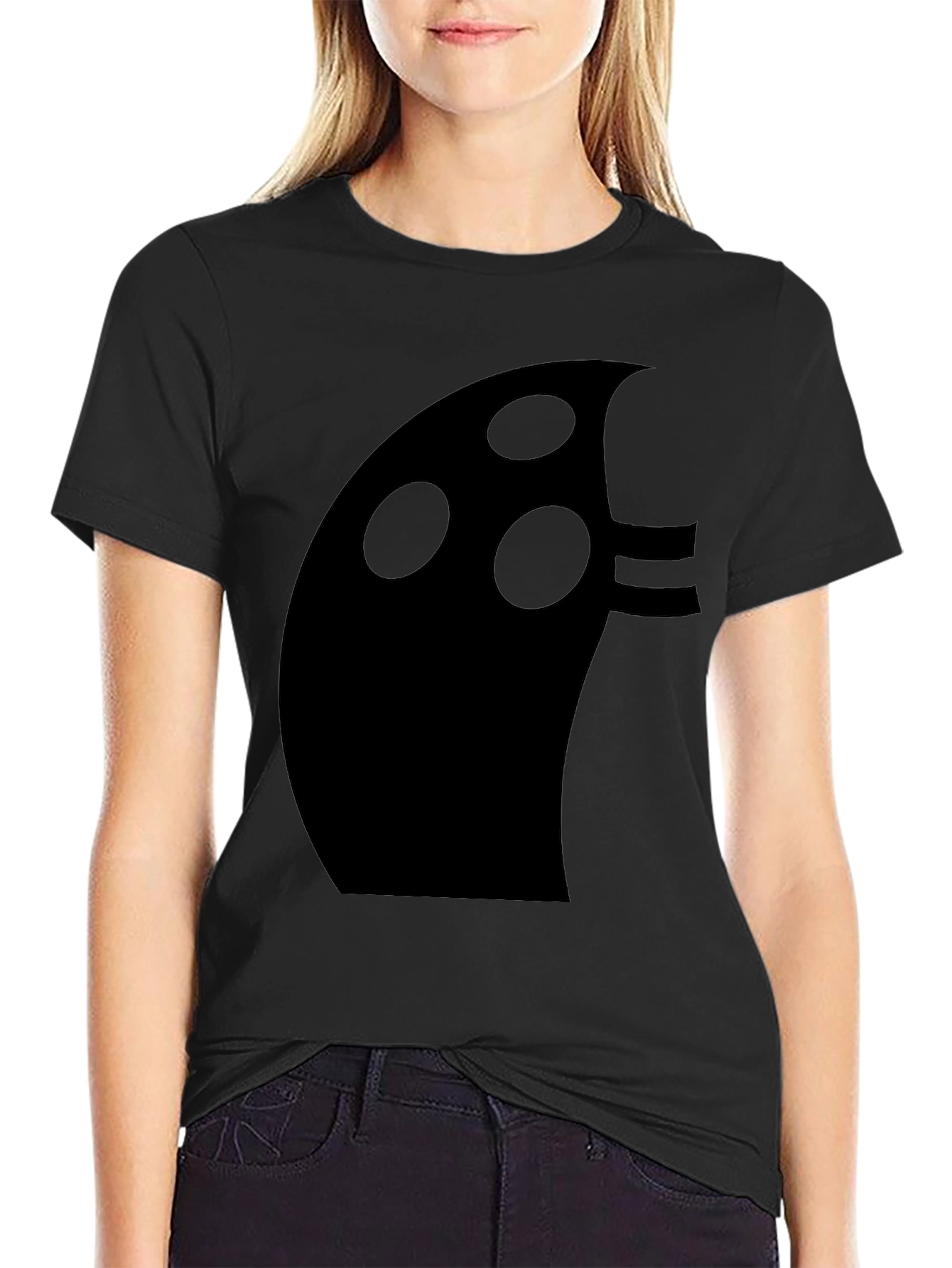 Abstract Graphic Black T-Shirt - Modern Style