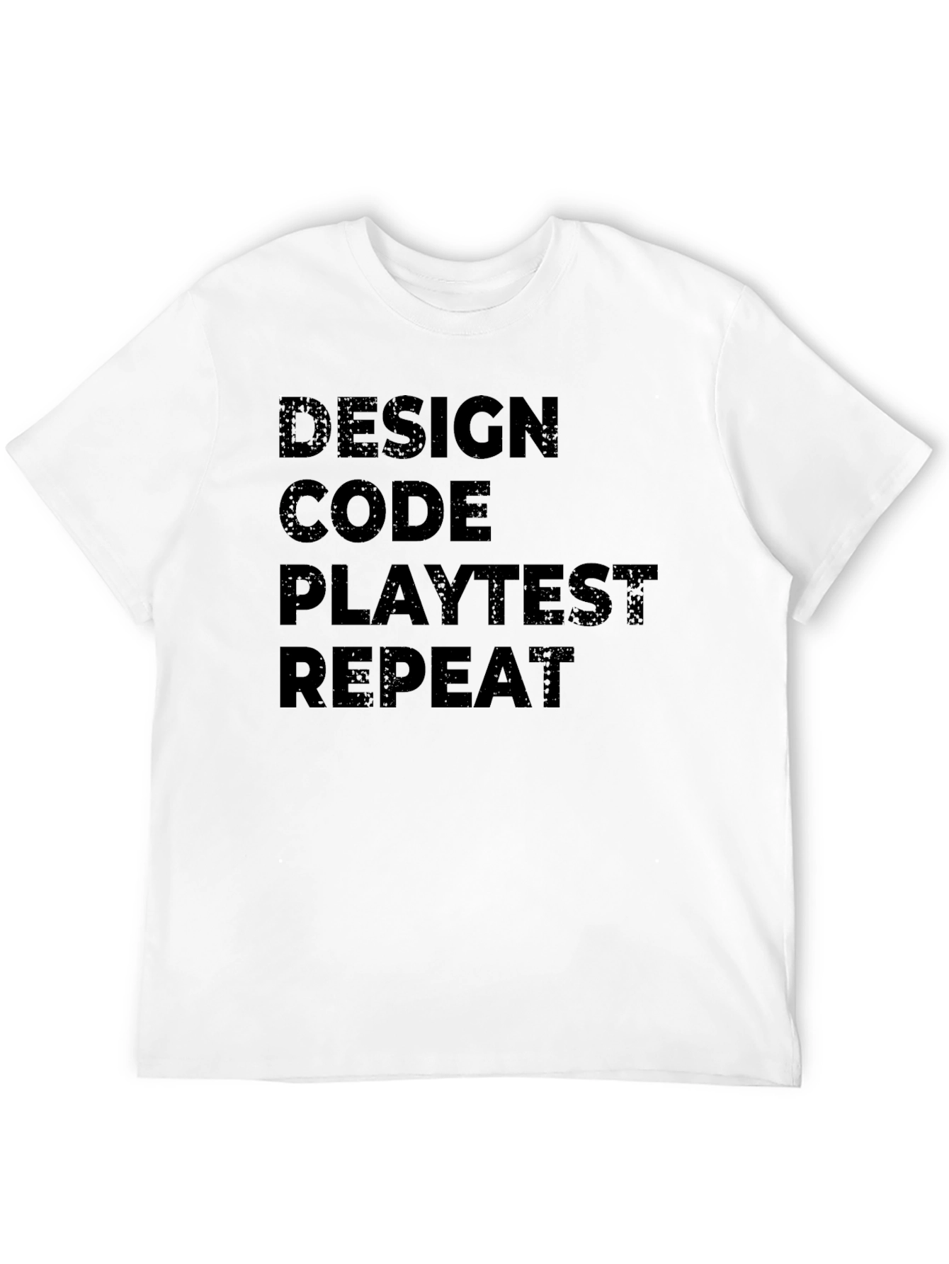 Design Code Playtest Repeat Black T-Shirt