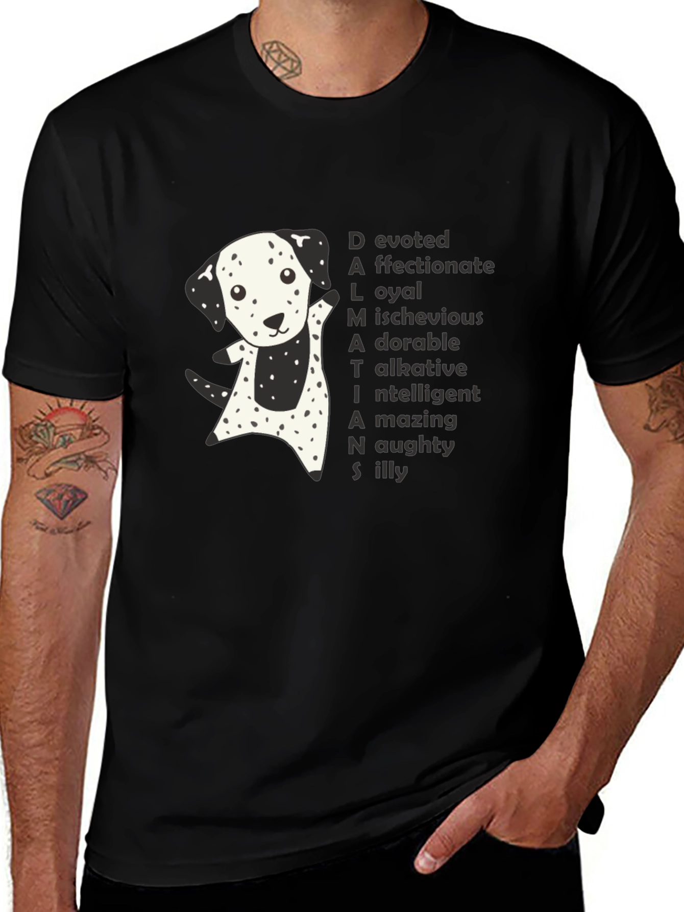 Dalmatian Dog Lover T-Shirt - Cute Puppy Design