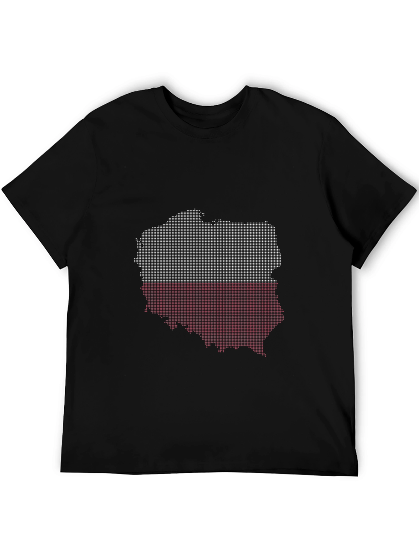 Poland Flag Map Graphic T-Shirt