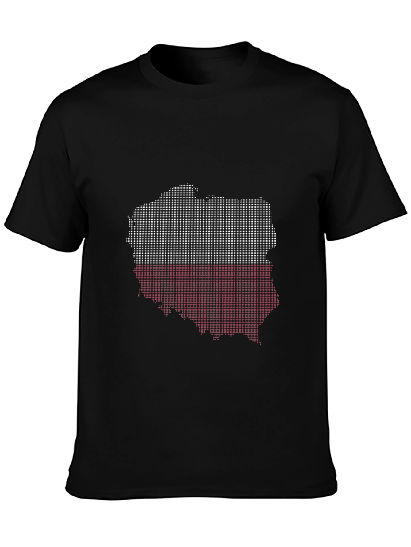 Poland Flag Map Graphic T-Shirt