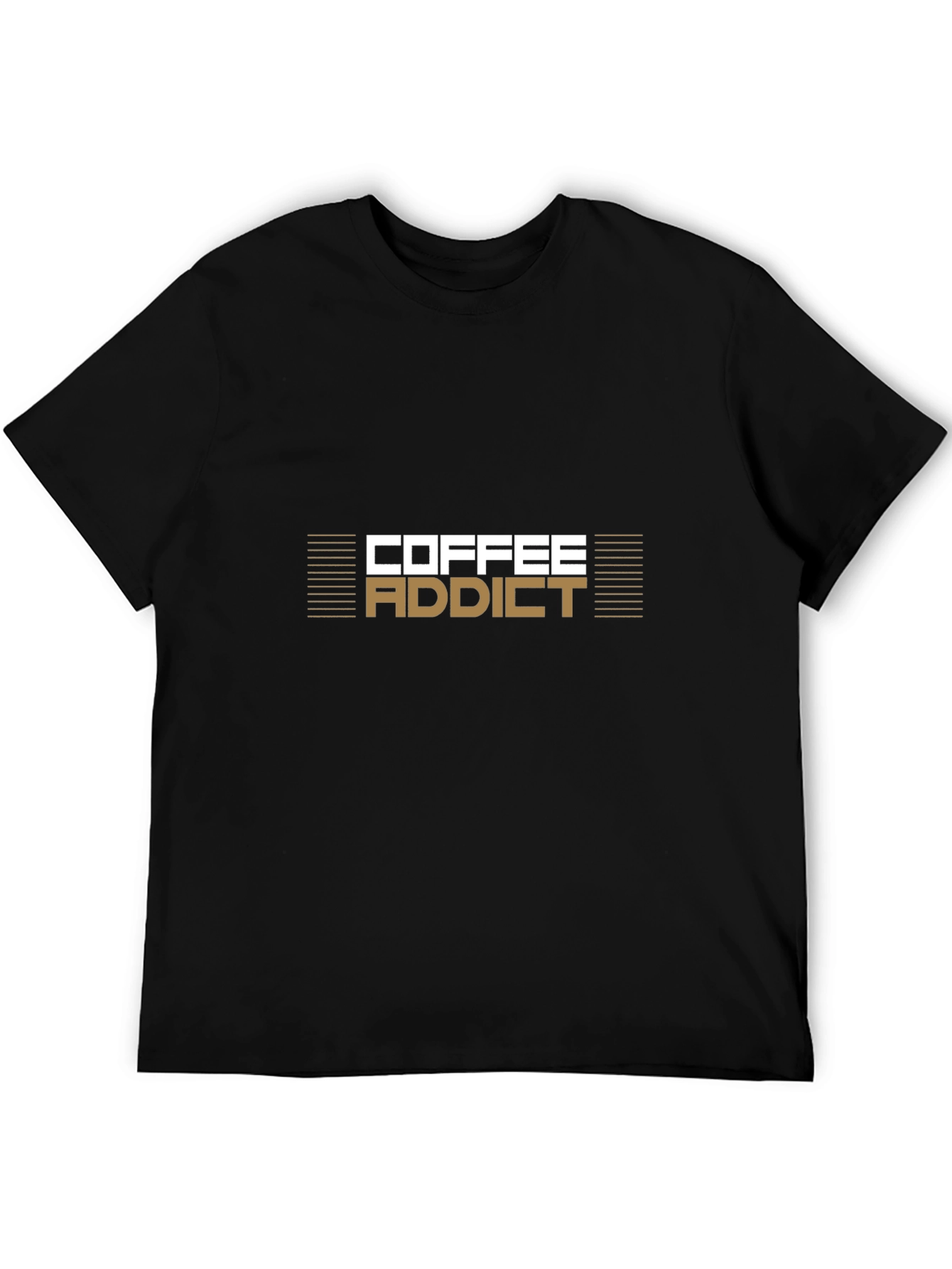 Coffee Addict Graphic Tee - Black