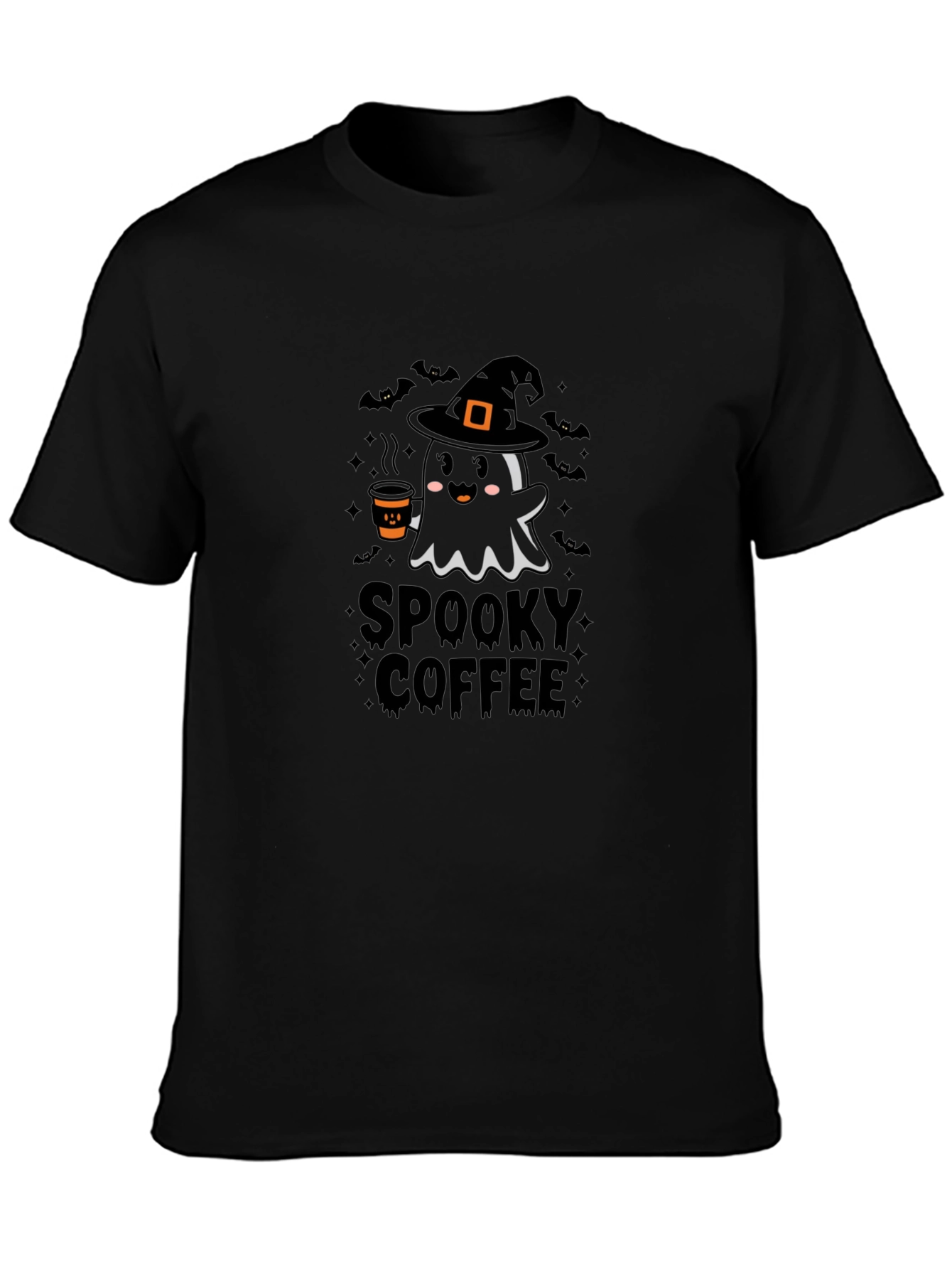 Spooky Coffee Halloween T-Shirt