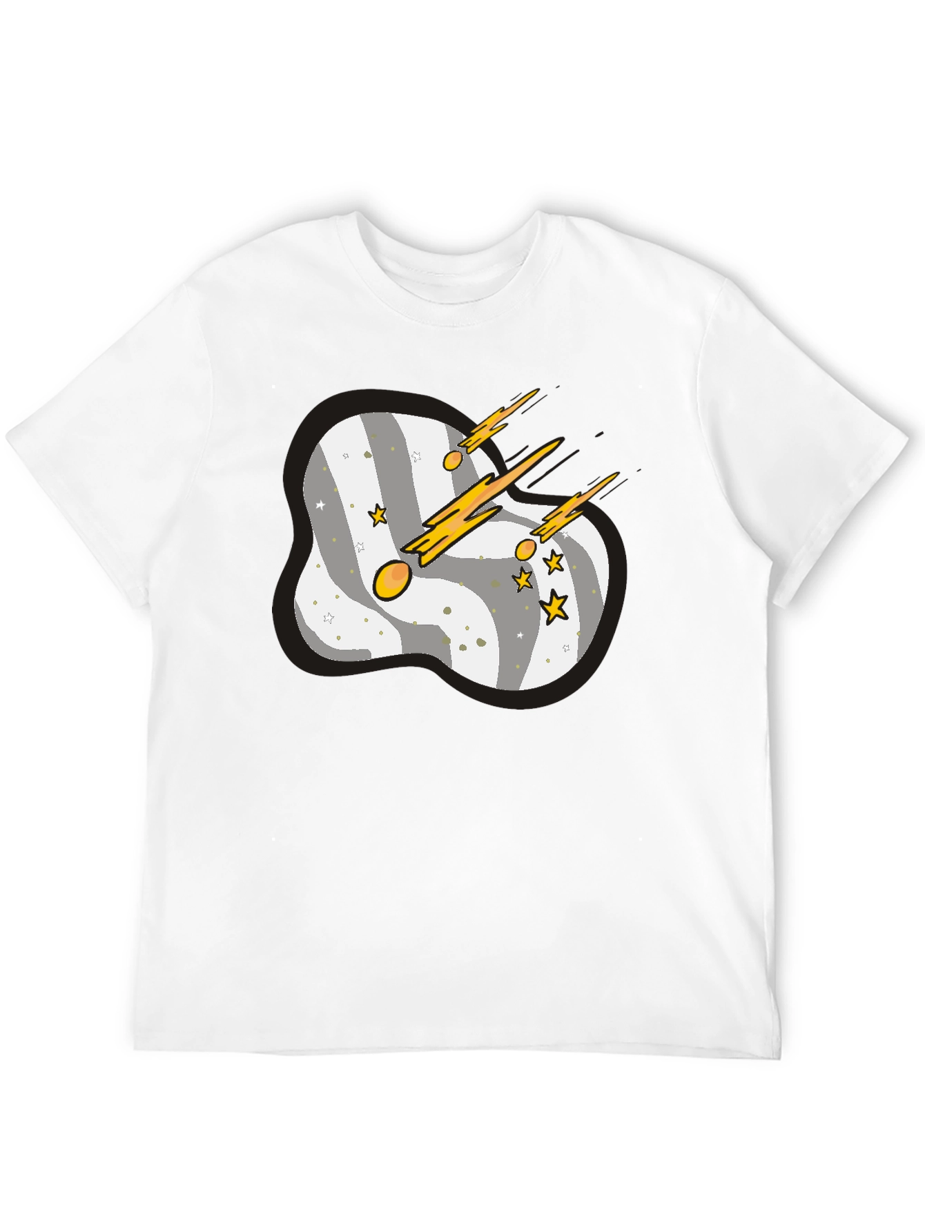 Space Comet Graphic T-Shirt