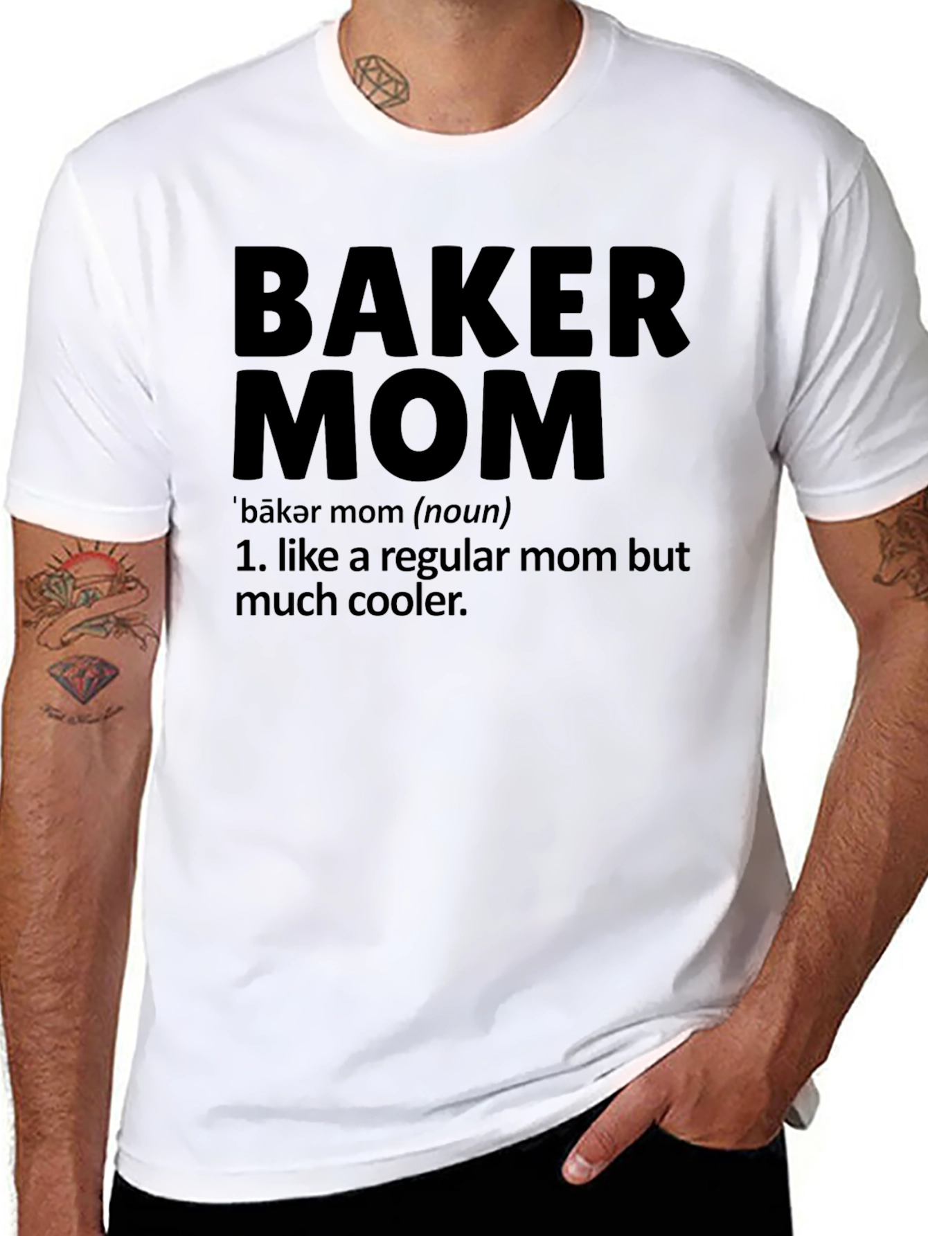 Baker Mom Definition T-Shirt - Funny Baking Gift