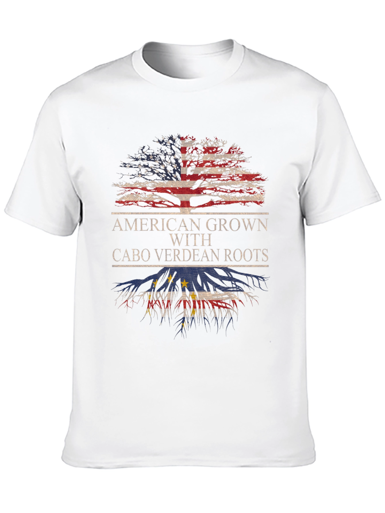American Grown Cabo Verdean Roots T-Shirt