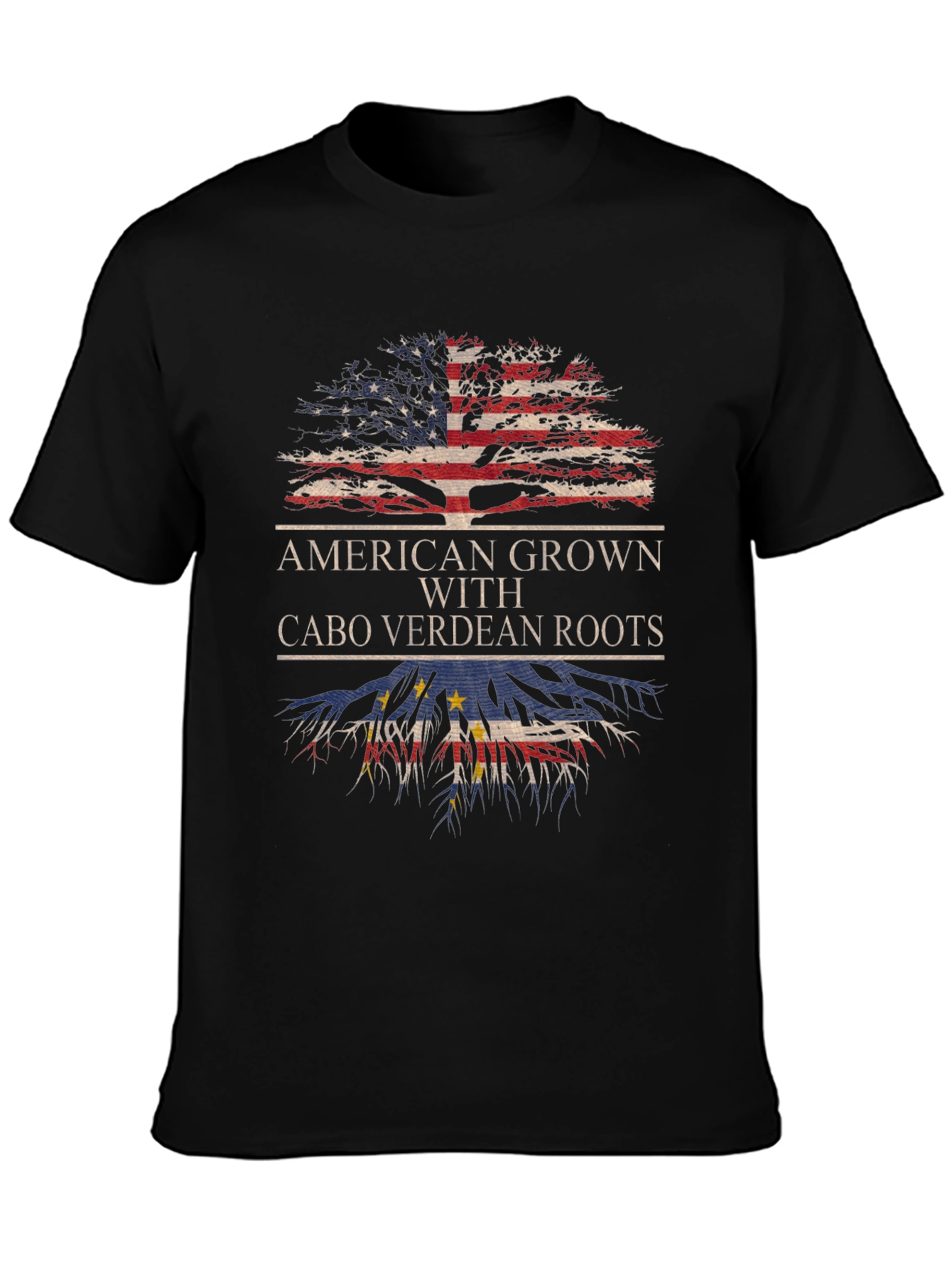 American Grown Cabo Verdean Roots T-Shirt