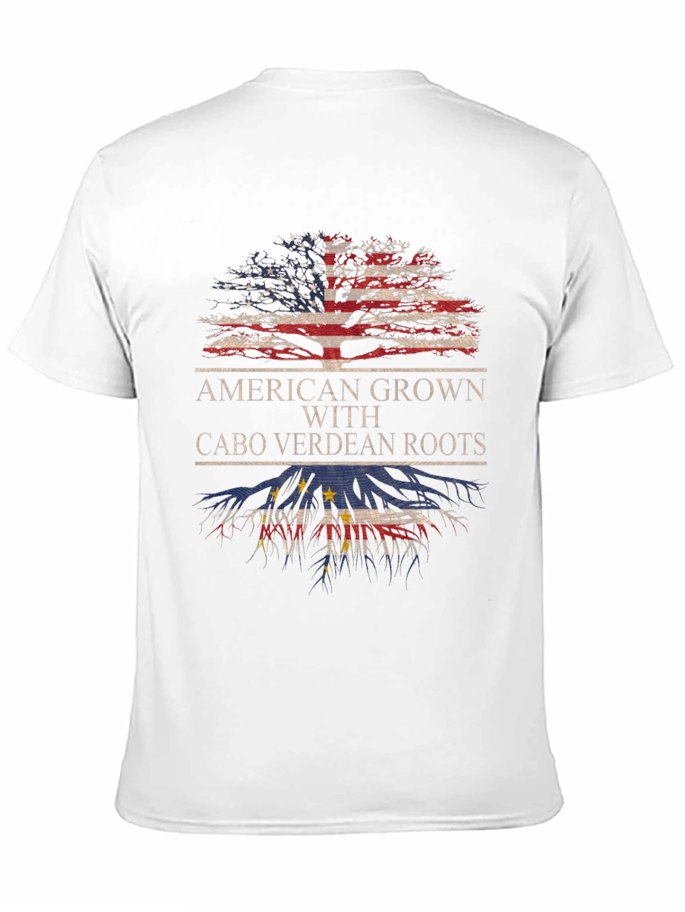 American Grown Cabo Verdean Roots T-Shirt