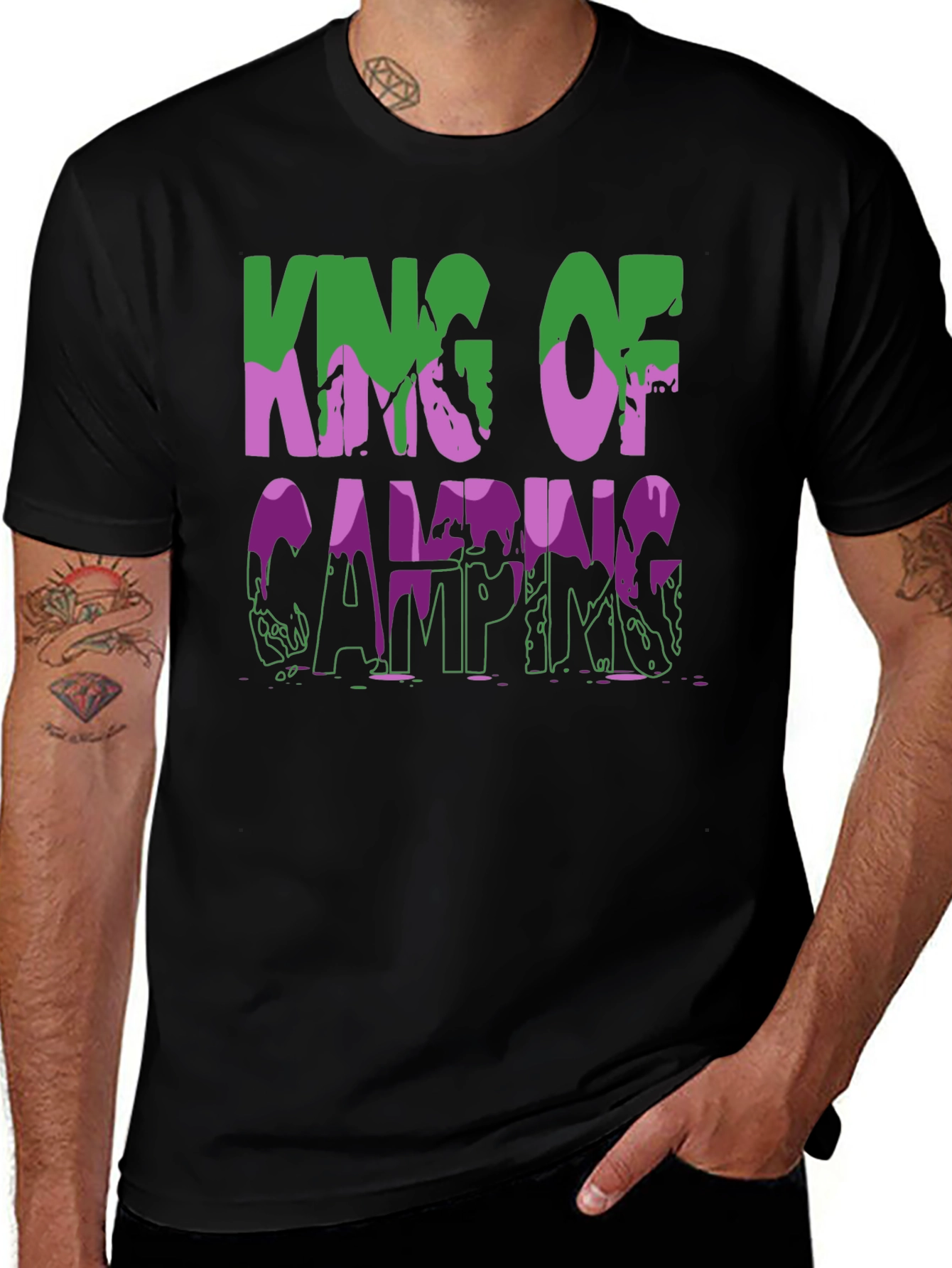 King of Camping Graphic T-Shirt