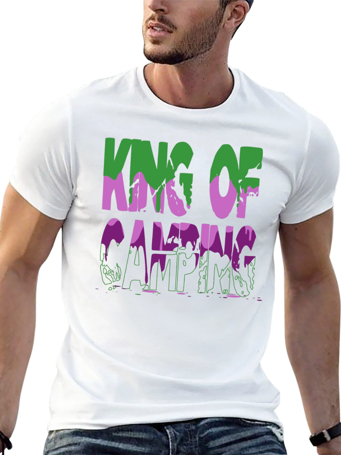 King of Camping Graphic T-Shirt