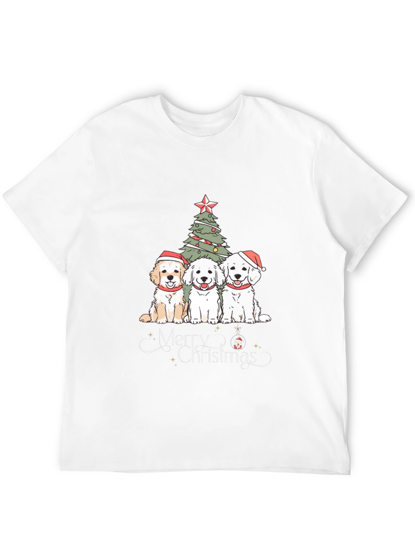 Festive Dogs Christmas T-Shirt