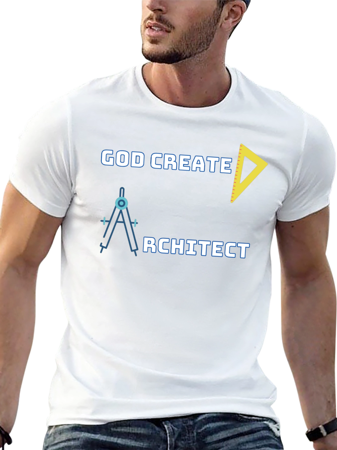 Architect T-Shirt - God Creates Architects