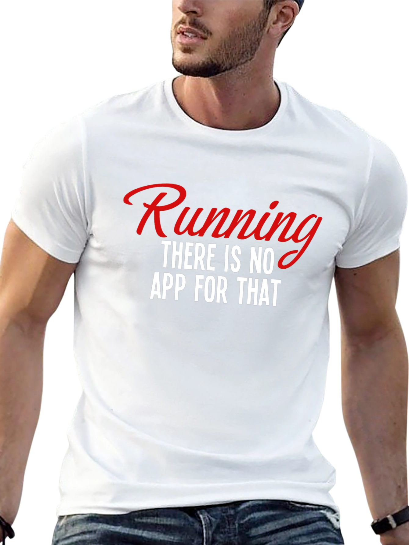 Running: There is No App for That Tee