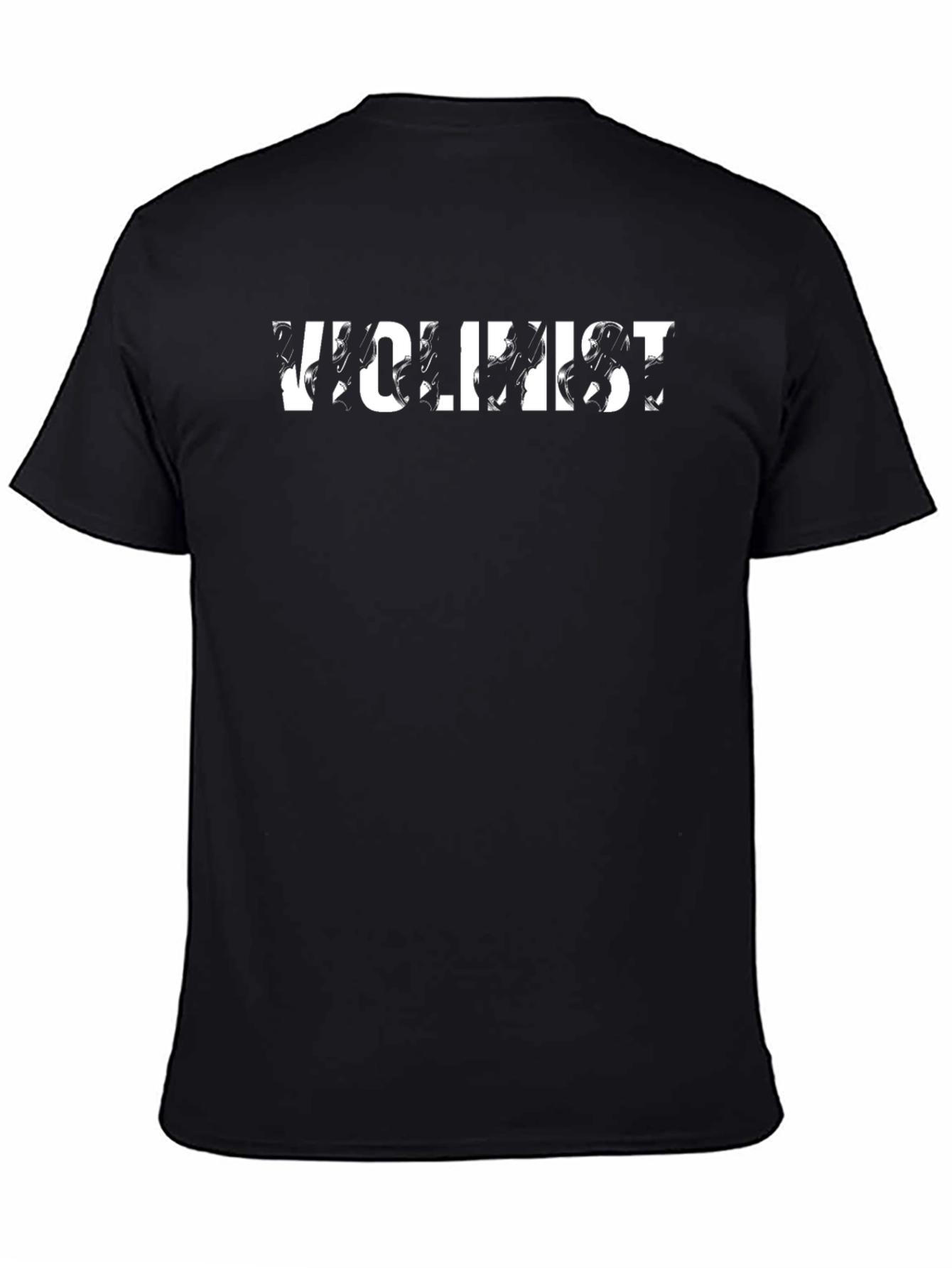 Violinist Graphic T-Shirt - Black Crew Neck Tee