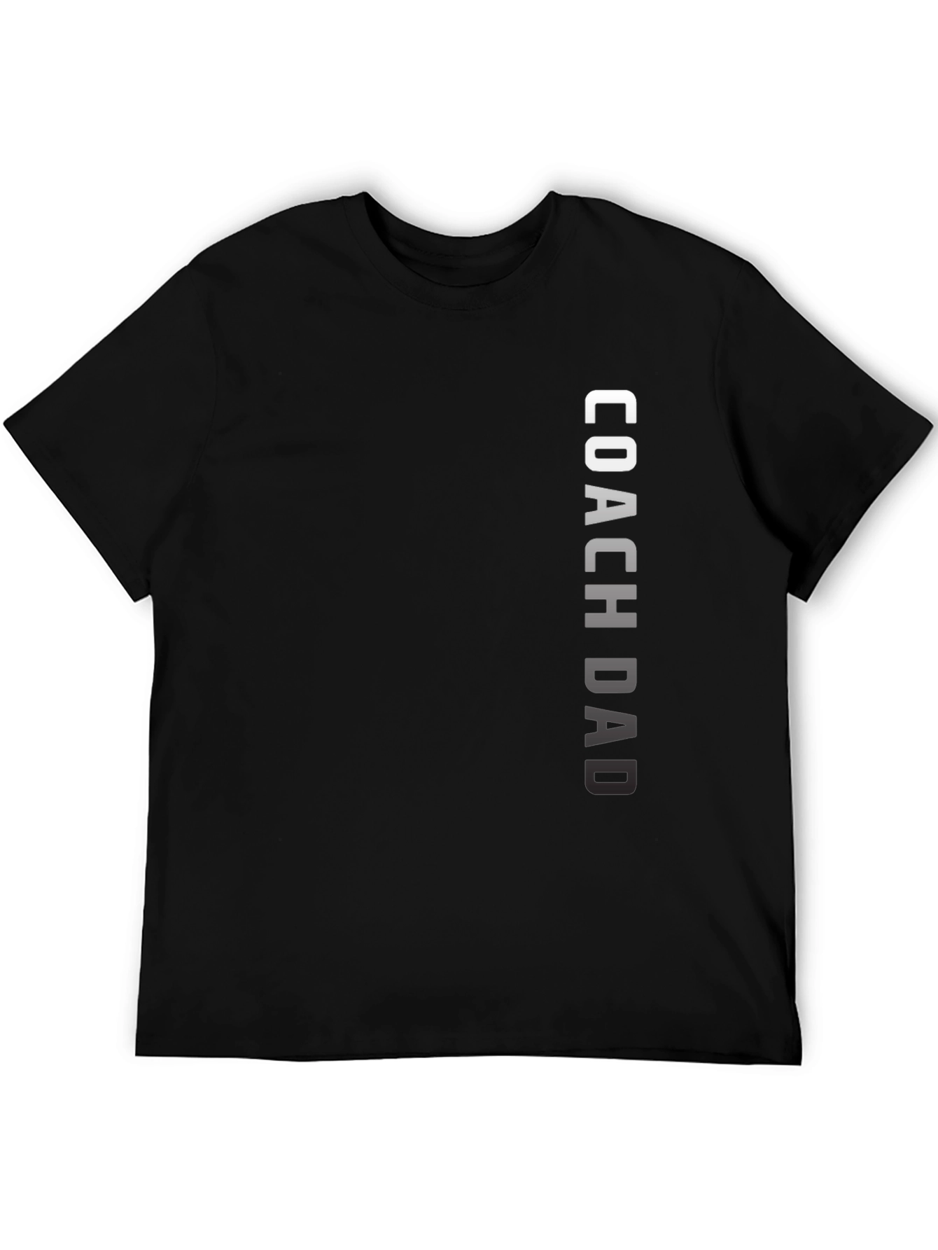 Coach Dad Black T-Shirt