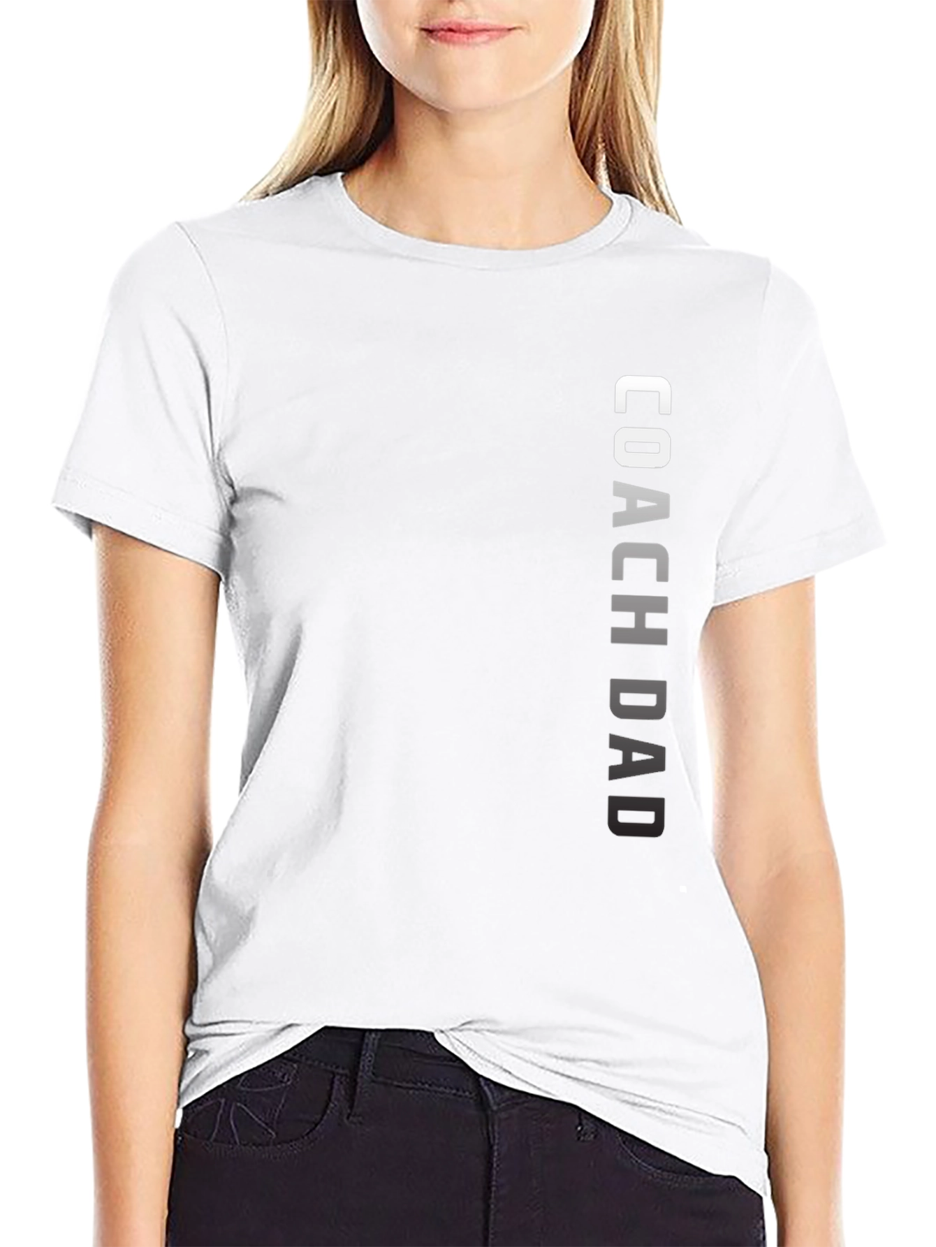 Coach Dad Black T-Shirt