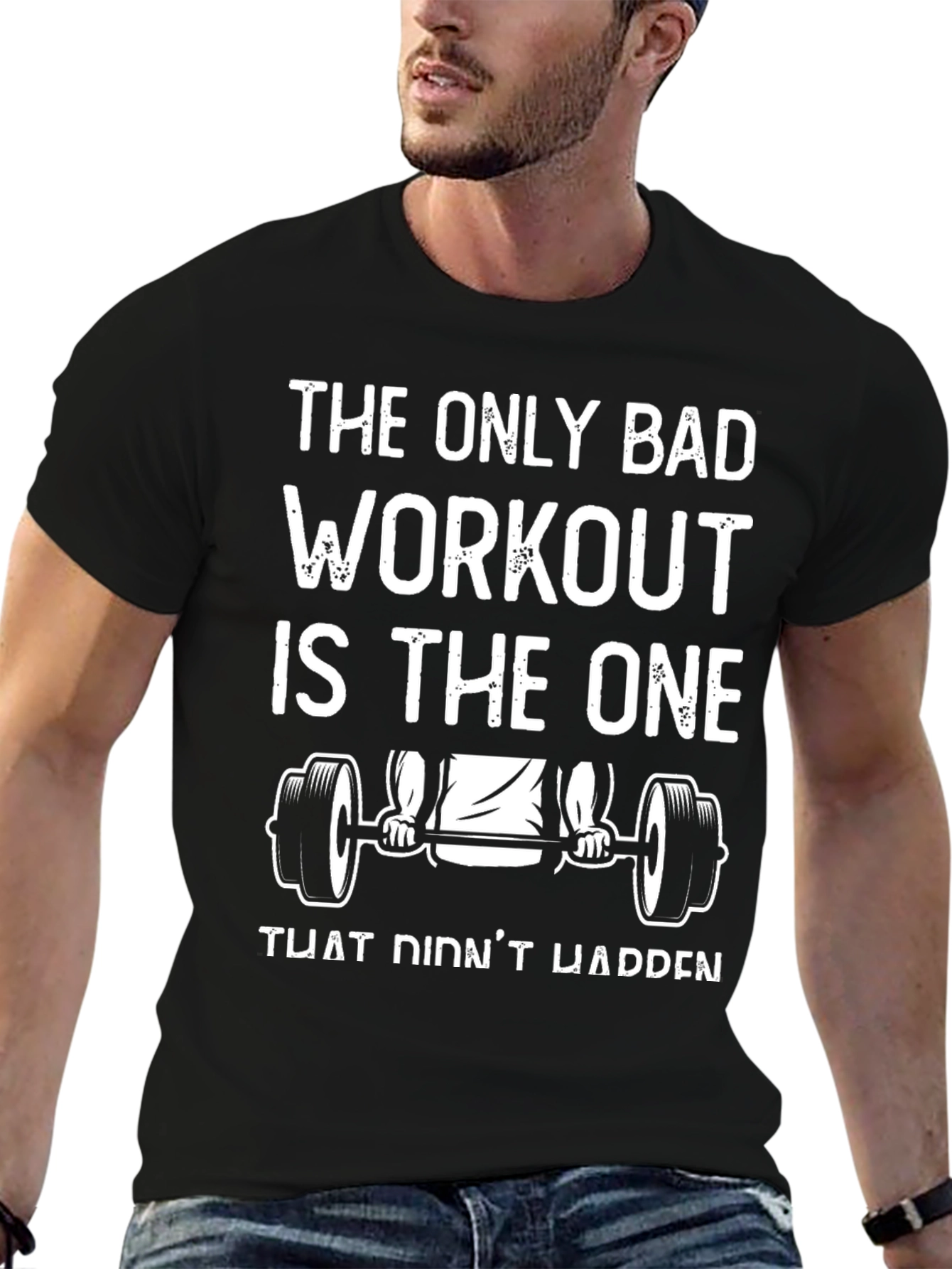 Workout Motivation T-Shirt - Gym Fitness Apparel