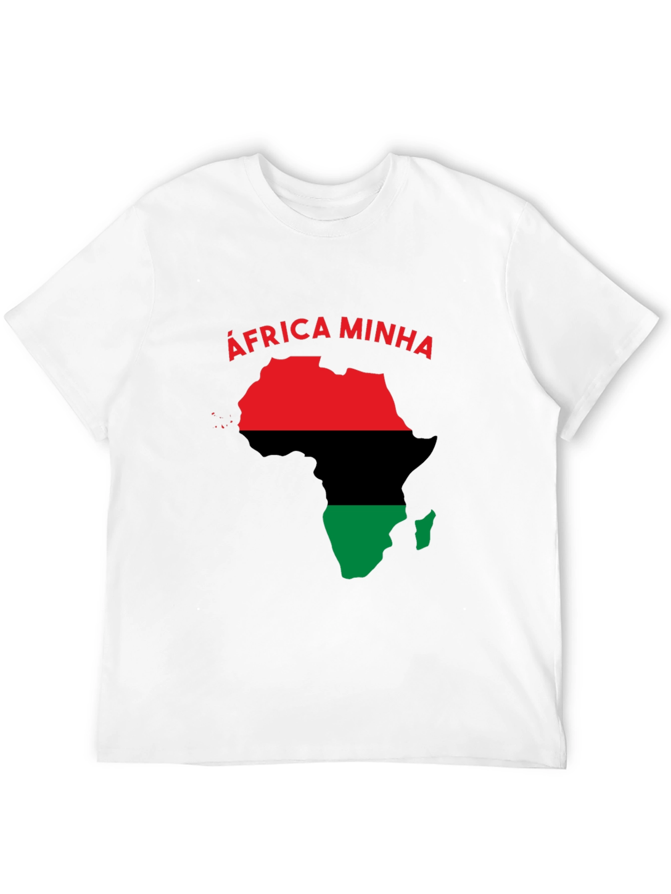 Africa Minha T-Shirt - Red Black and Green